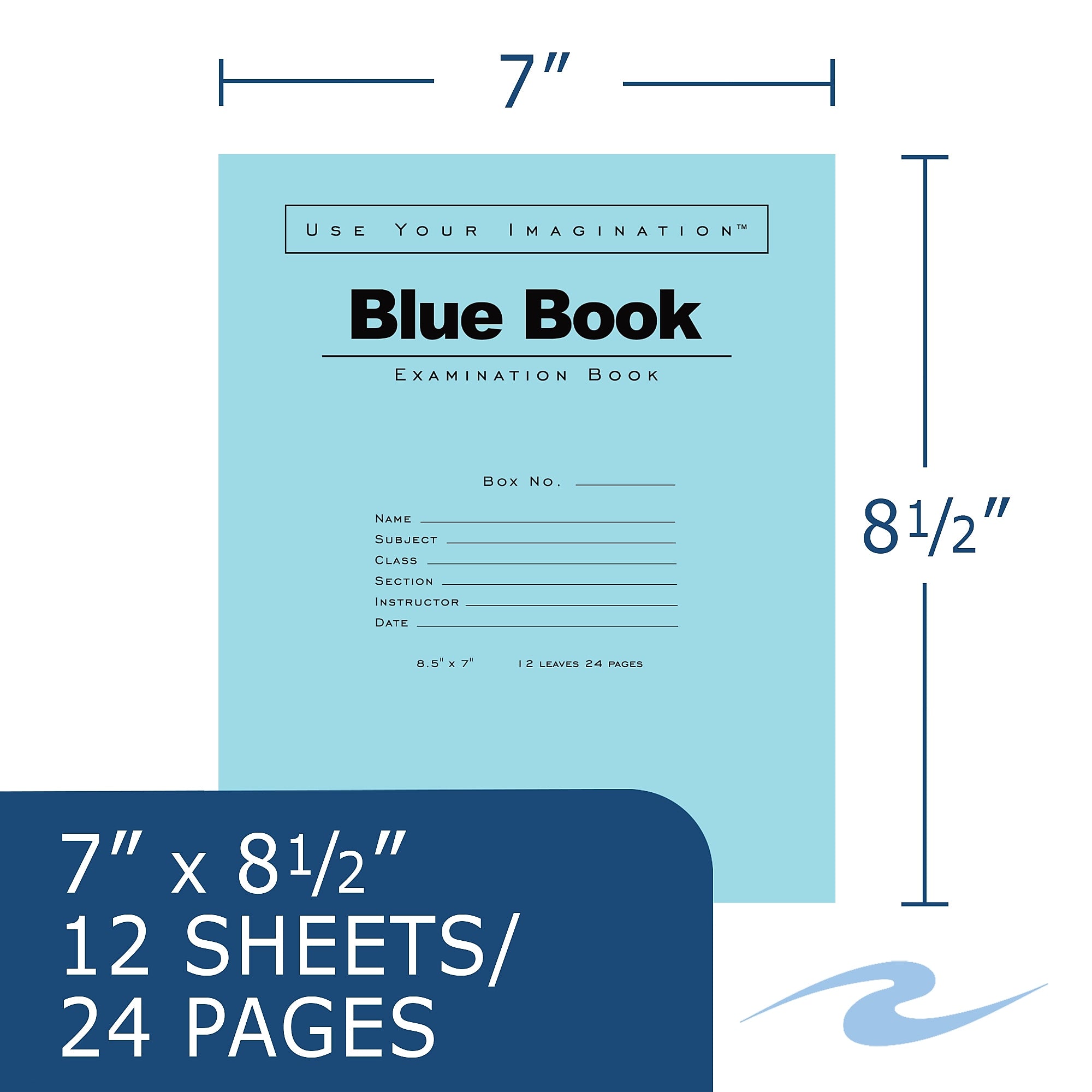 Roaring Spring Paper Products Exam Notebooks, 7