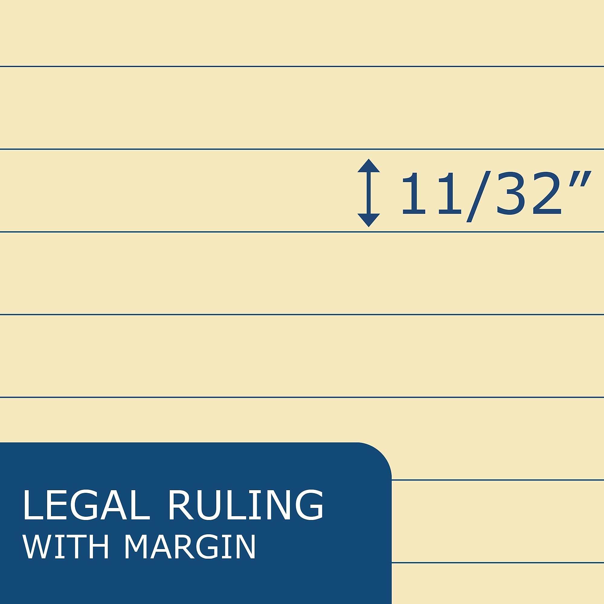 Roaring Spring Paper Products Recycled Legal Pad, 8.5