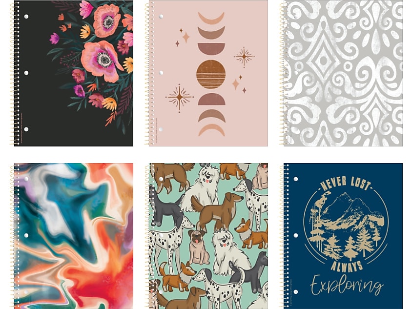 Roaring Spring Paper Products Studio Series 1-Subject Notebooks, 9