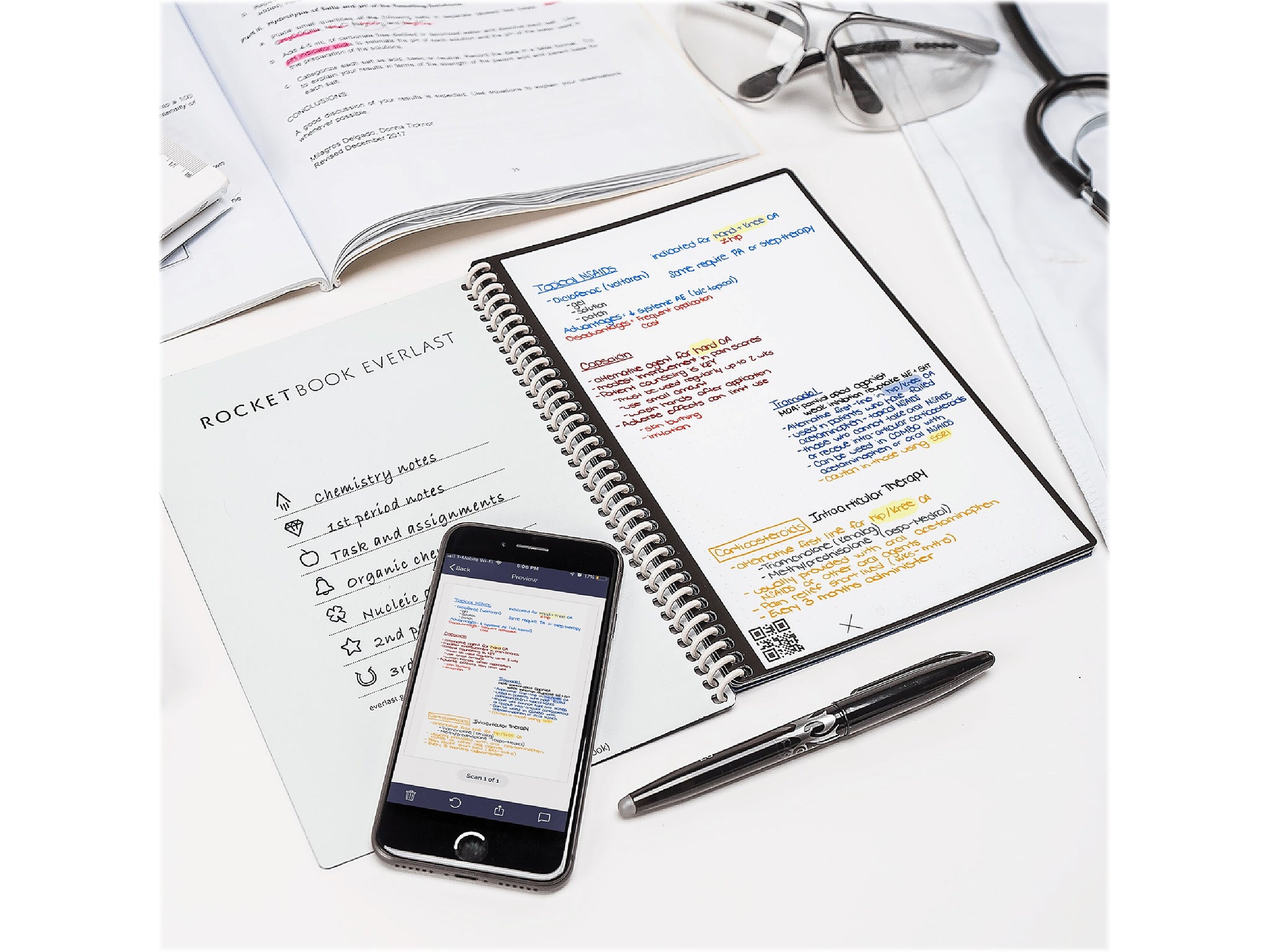 Rocketbook Core Professional Notebooks, 6