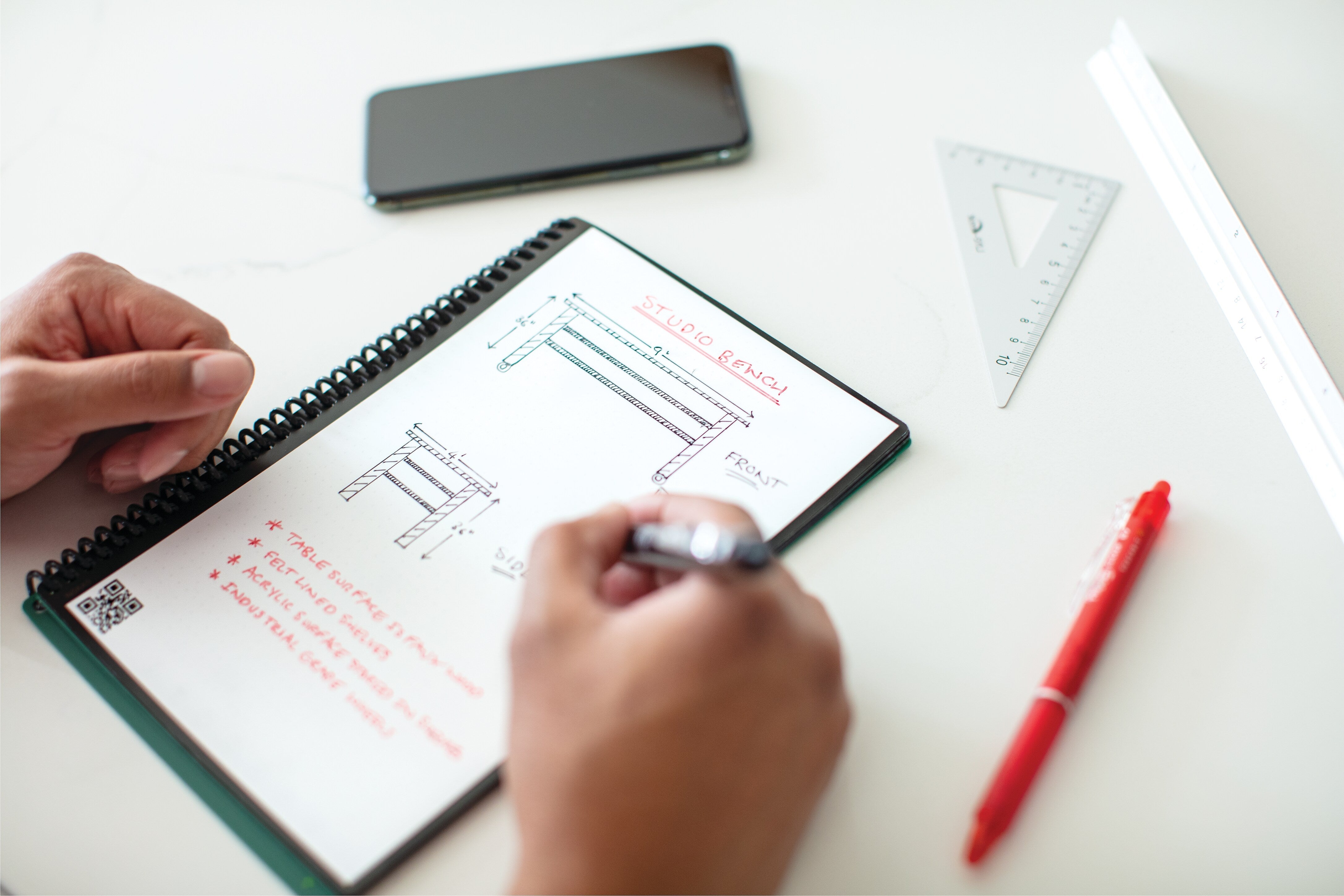 Rocketbook Core Reusable Smart Notebook, 6