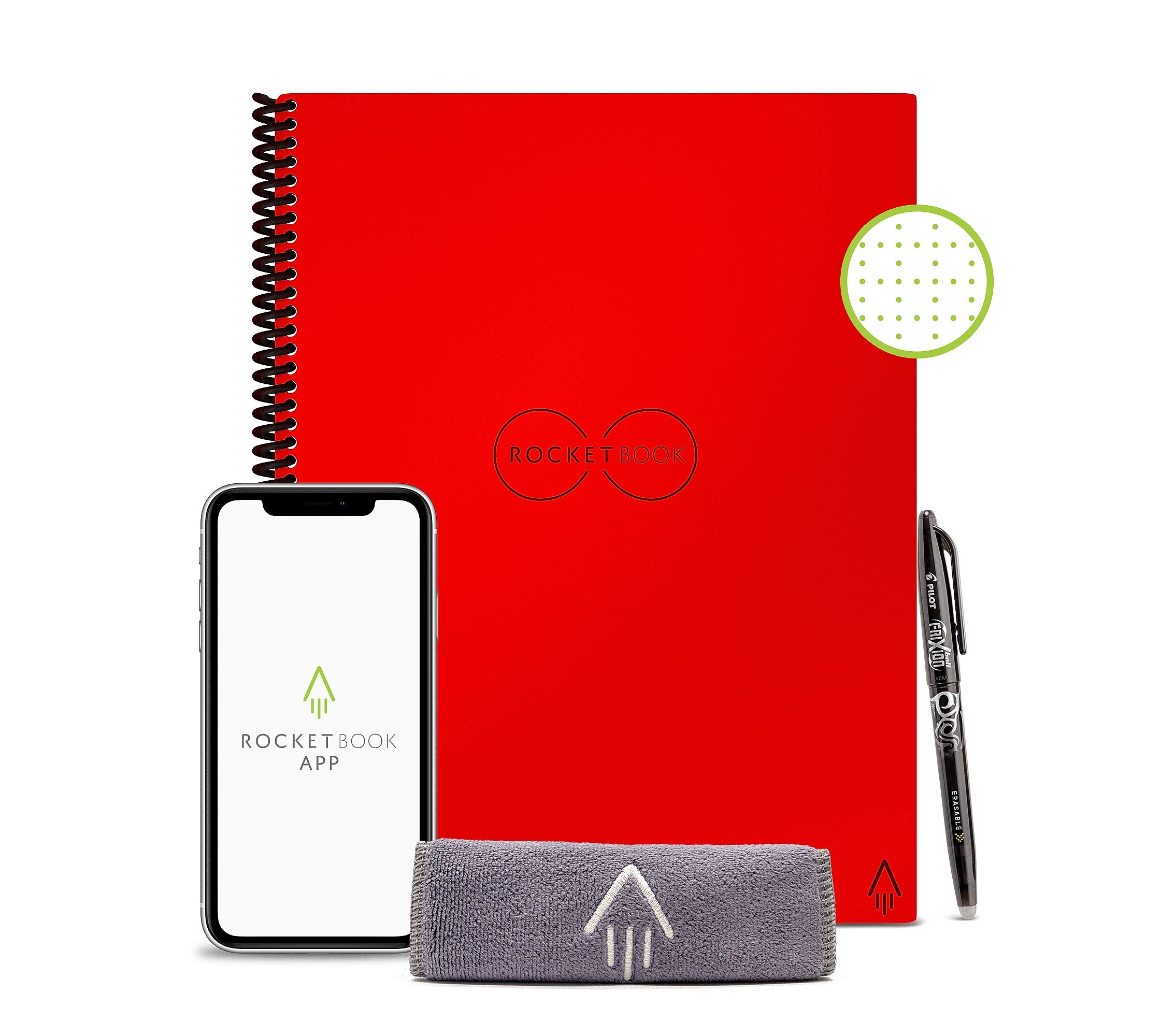 Rocketbook Core Reusable Smart Notebook, 8.5
