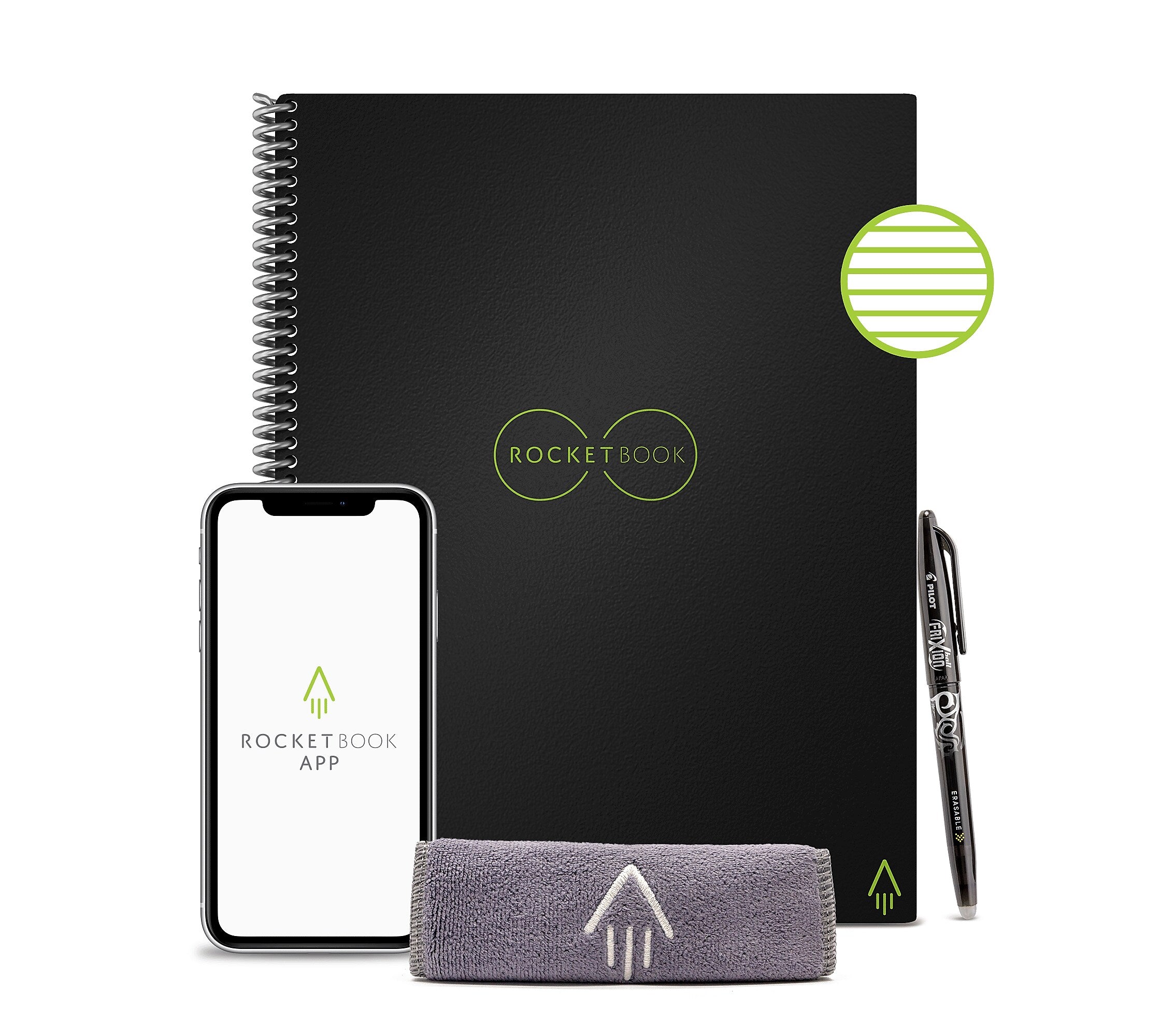 Rocketbook Core Reusable Smart Notebook, 8.5
