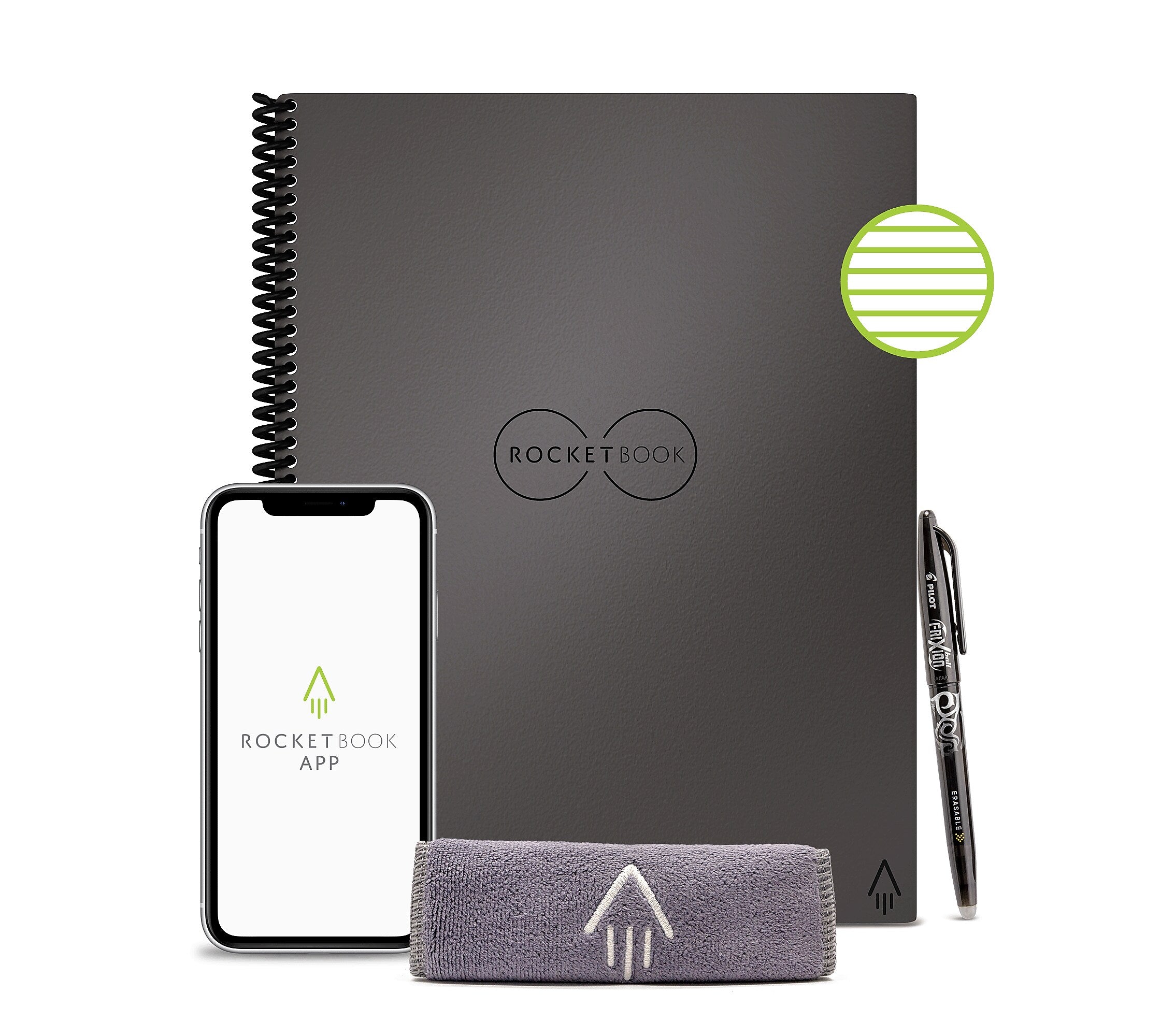 Rocketbook Core Reusable Smart Notebook, 8.5