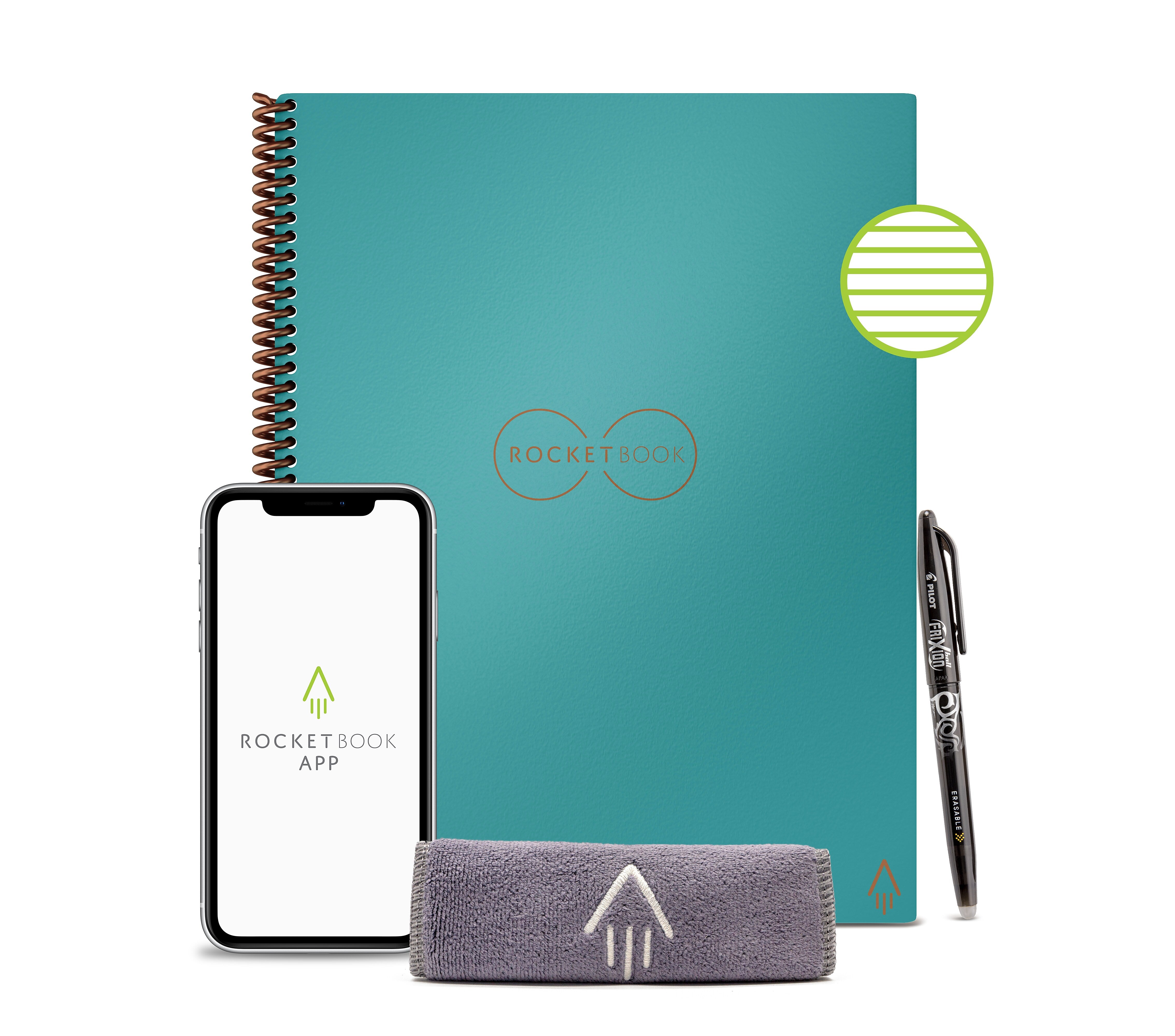 Rocketbook Core Reusable Smart Notebook, 8.5