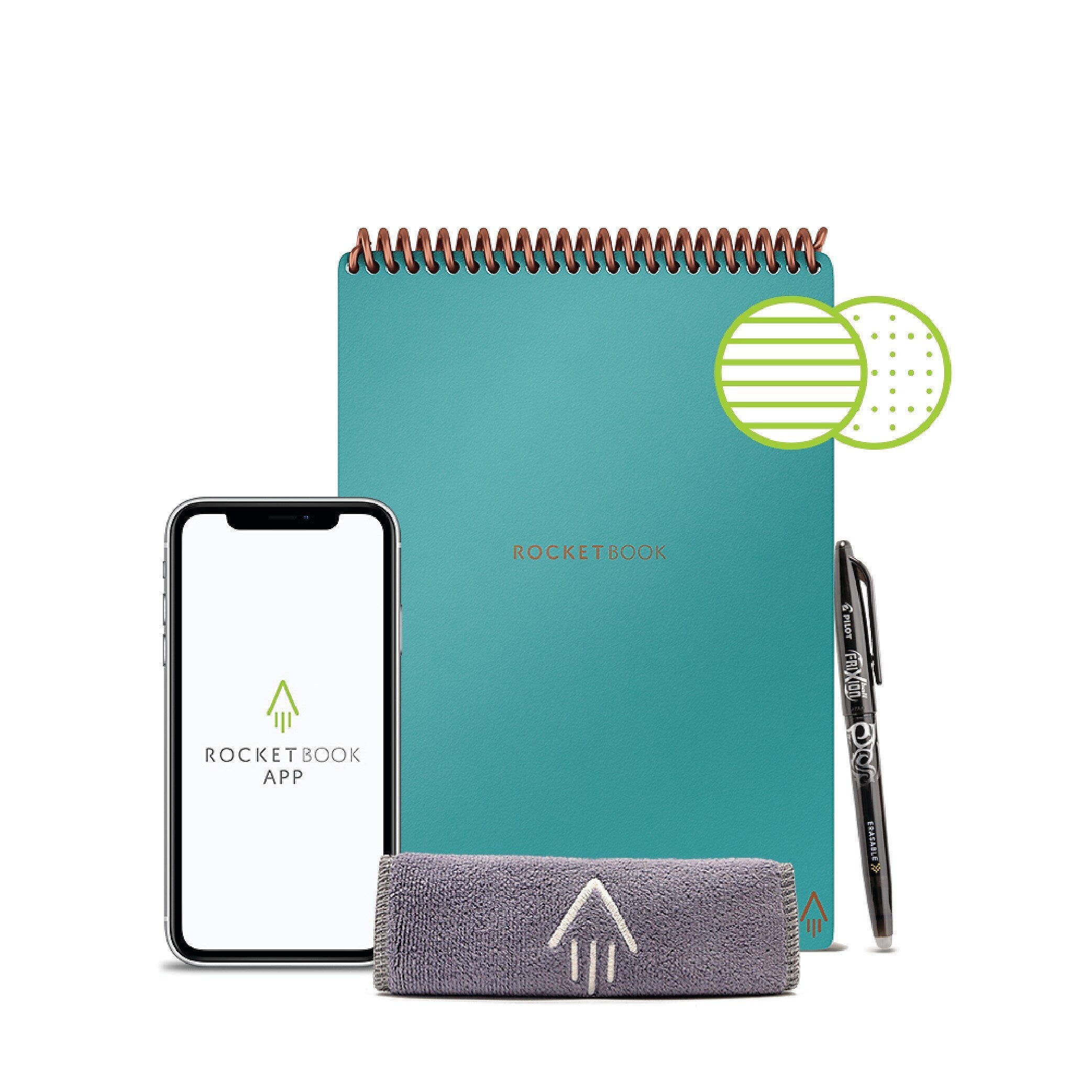 Rocketbook Flip Reusable Smart Notepad, 6