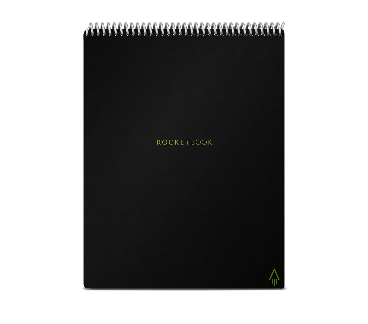 Rocketbook Flip Reusable Smart Notepad, 8.5" x 11", Lined & Dot Grid Ruled, 32 Pages, Black