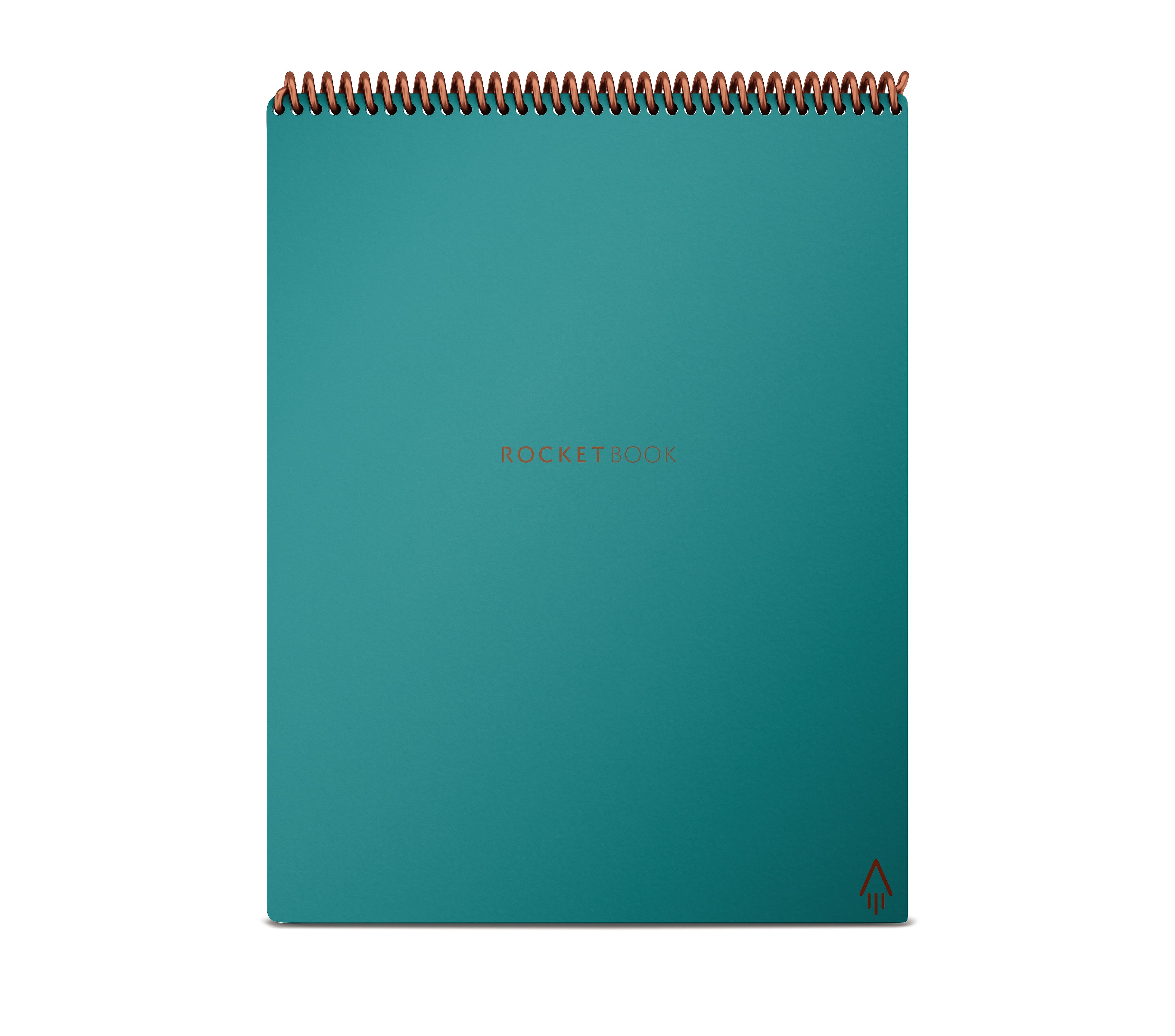 Rocketbook Flip Reusable Smart Notepad, 8.5" x 11", Lined & Dot Grid Ruled, 32 Pages, Teal