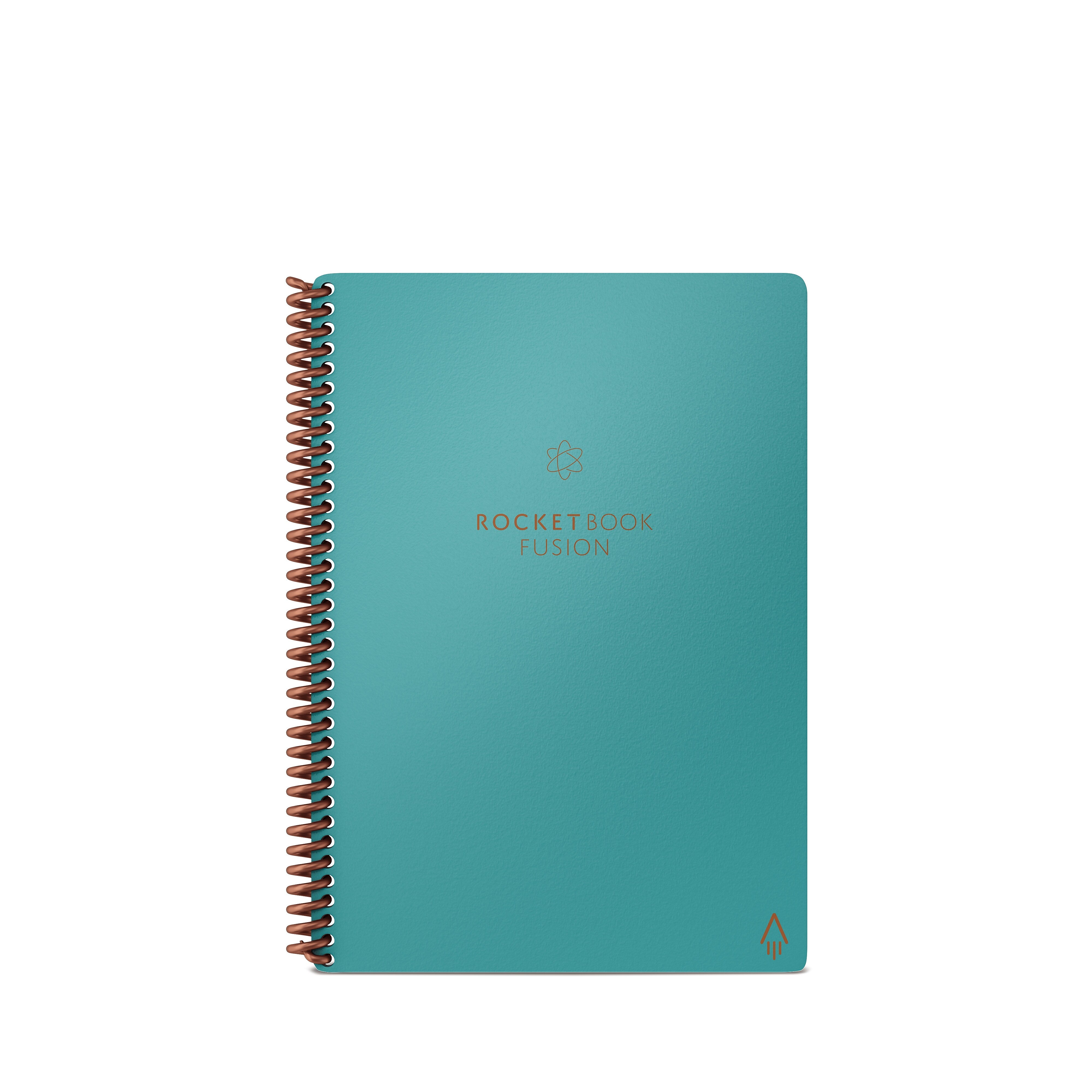 Rocketbook Fusion Reusable Notebook Planner Combo, 6" x 8.8", 7 Page Styles, 42 Pages, Teal