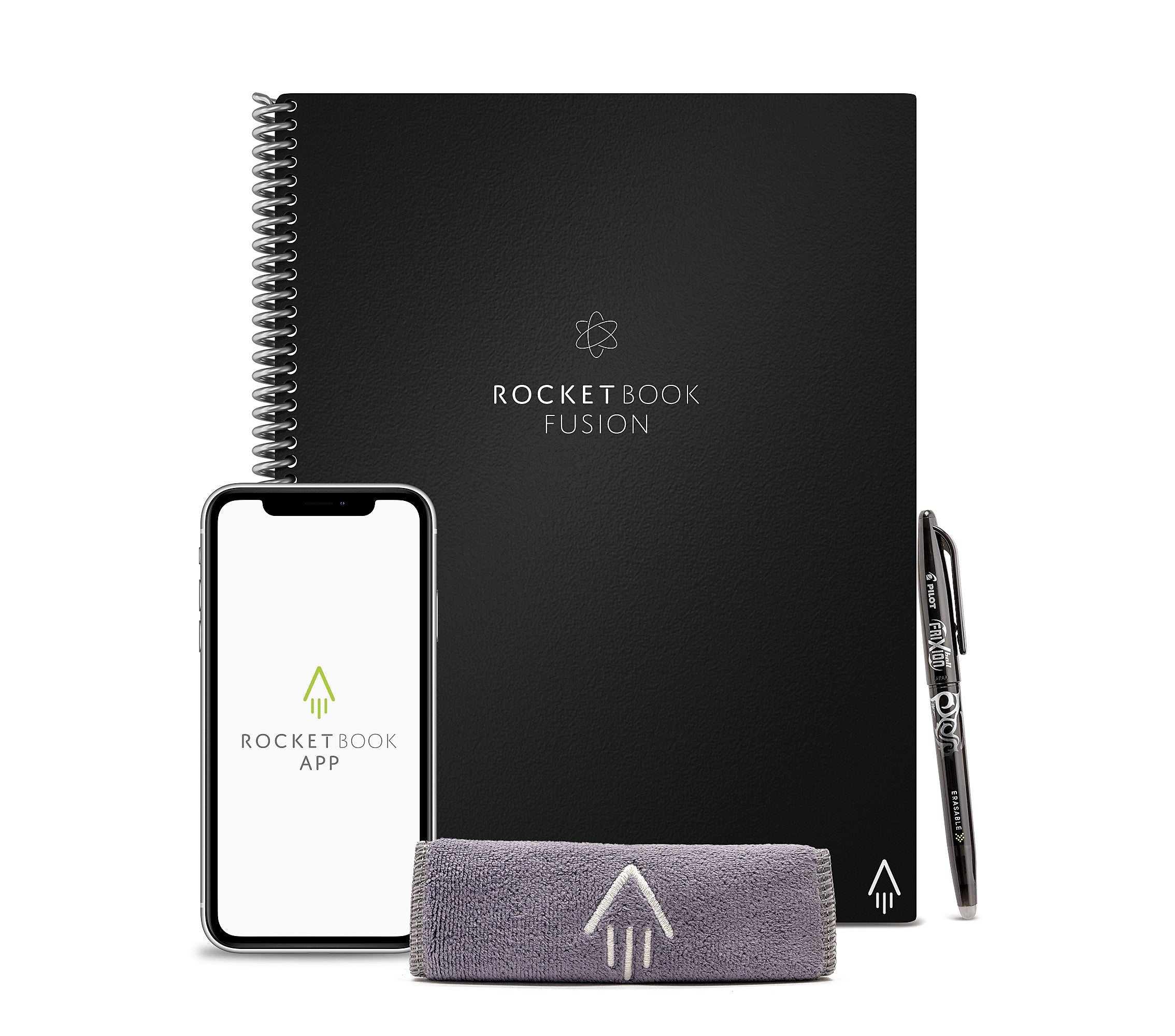 Rocketbook Fusion Reusable Notebook Planner Combo, 8.5