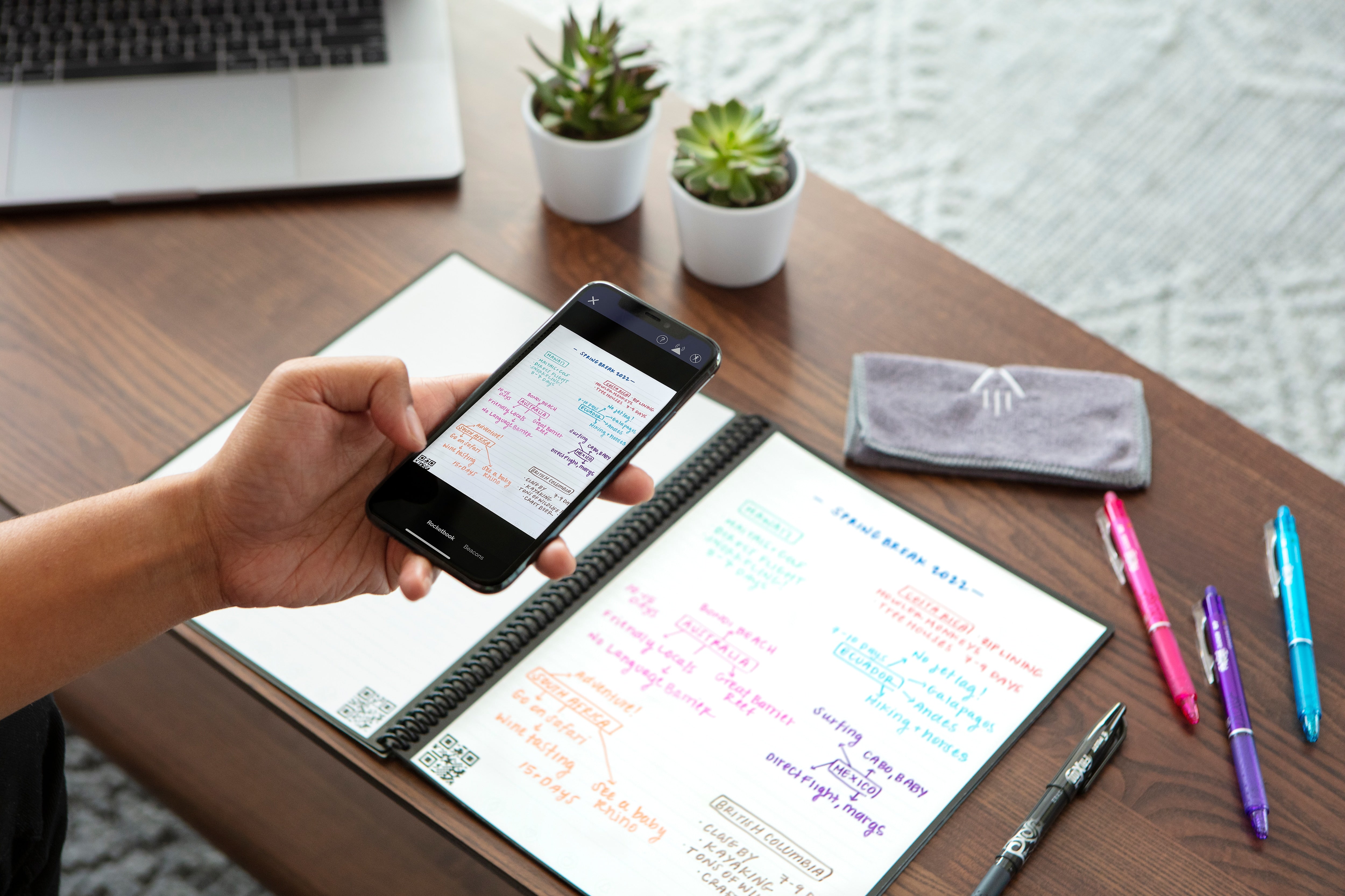 Rocketbook Fusion Reusable Notebook Planner Combo, 8.5