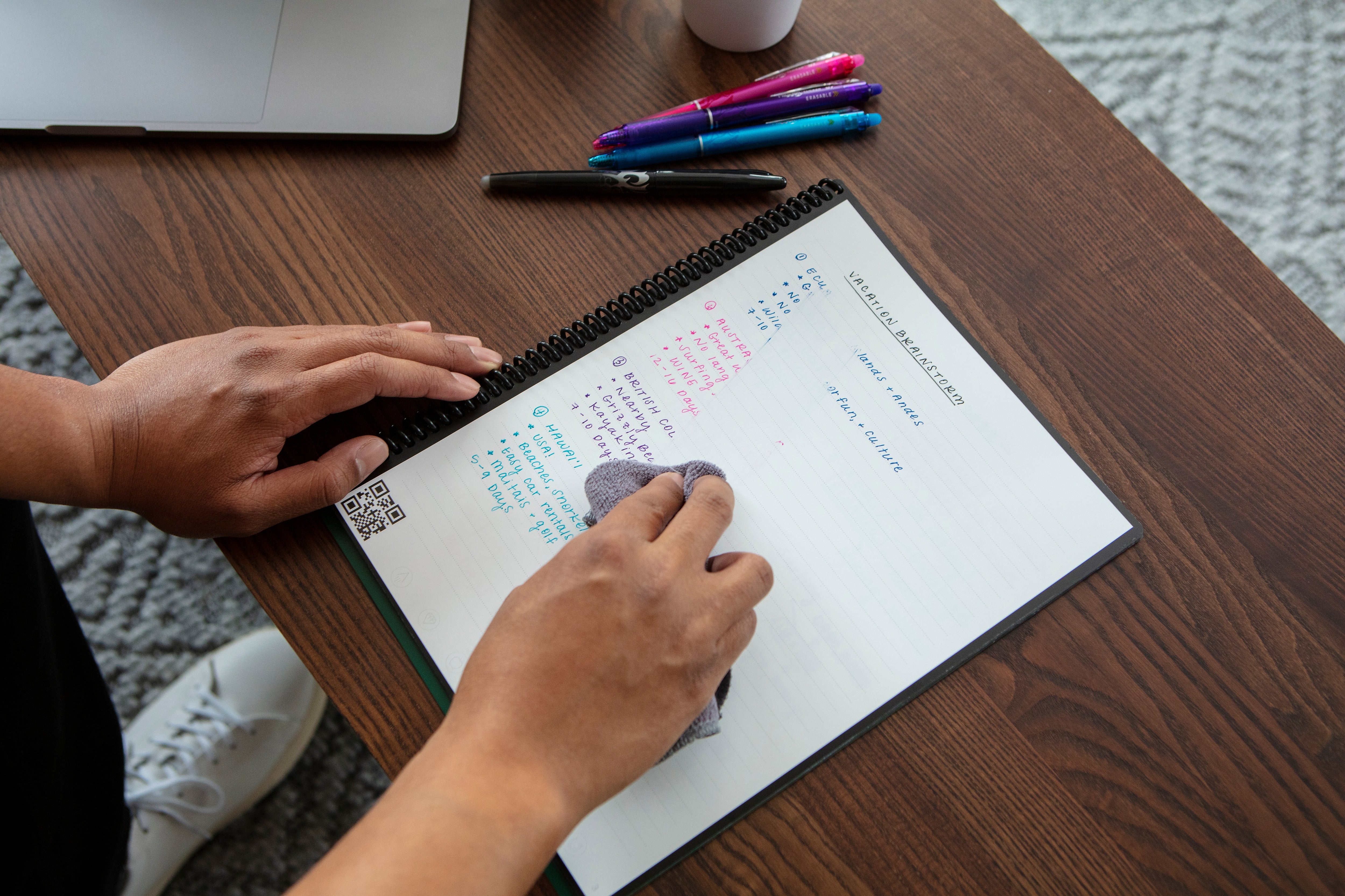 Rocketbook Fusion Reusable Notebook Planner Combo, 8.5