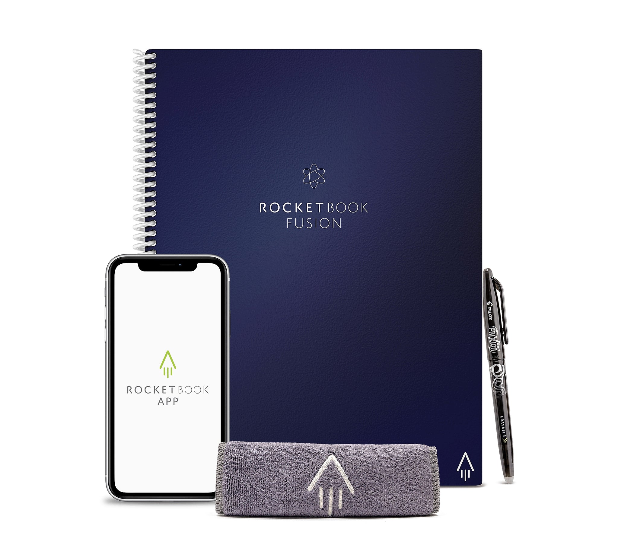 Rocketbook Fusion Reusable Notebook Planner Combo, 8.5