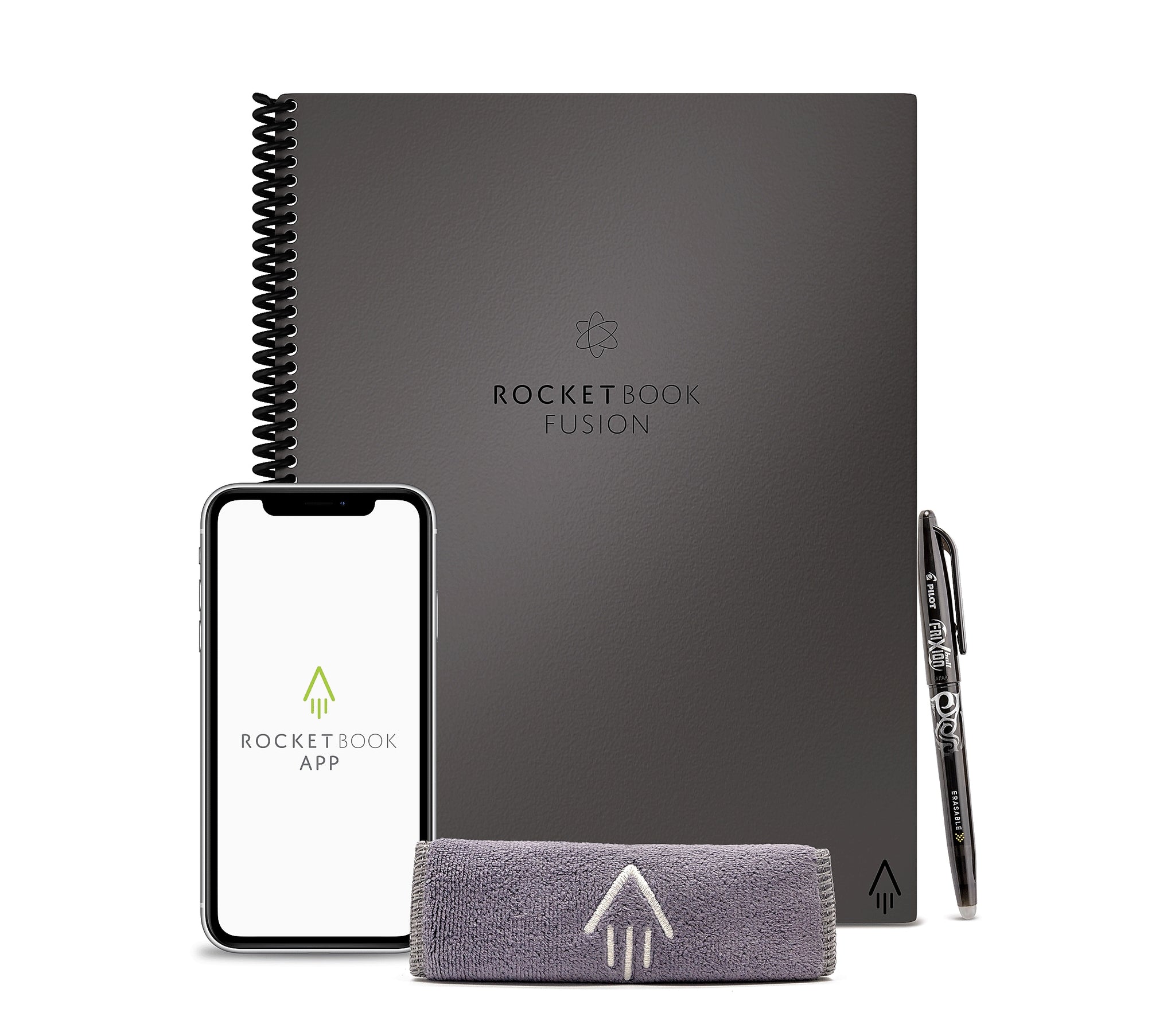 Rocketbook Fusion Reusable Notebook Planner Combo, 8.5