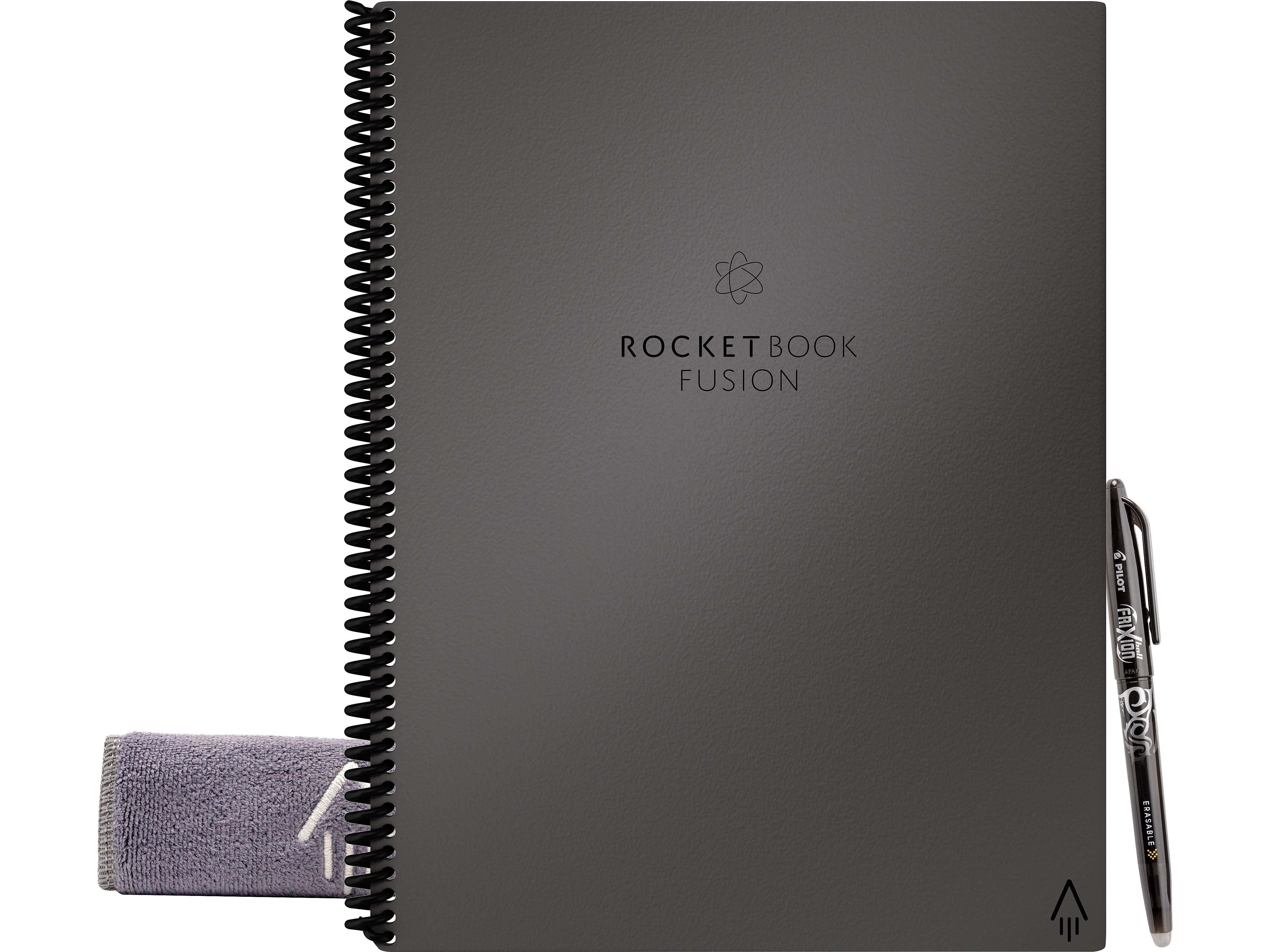 Rocketbook Fusion Reusable Notebook Planner Combo, 8.5