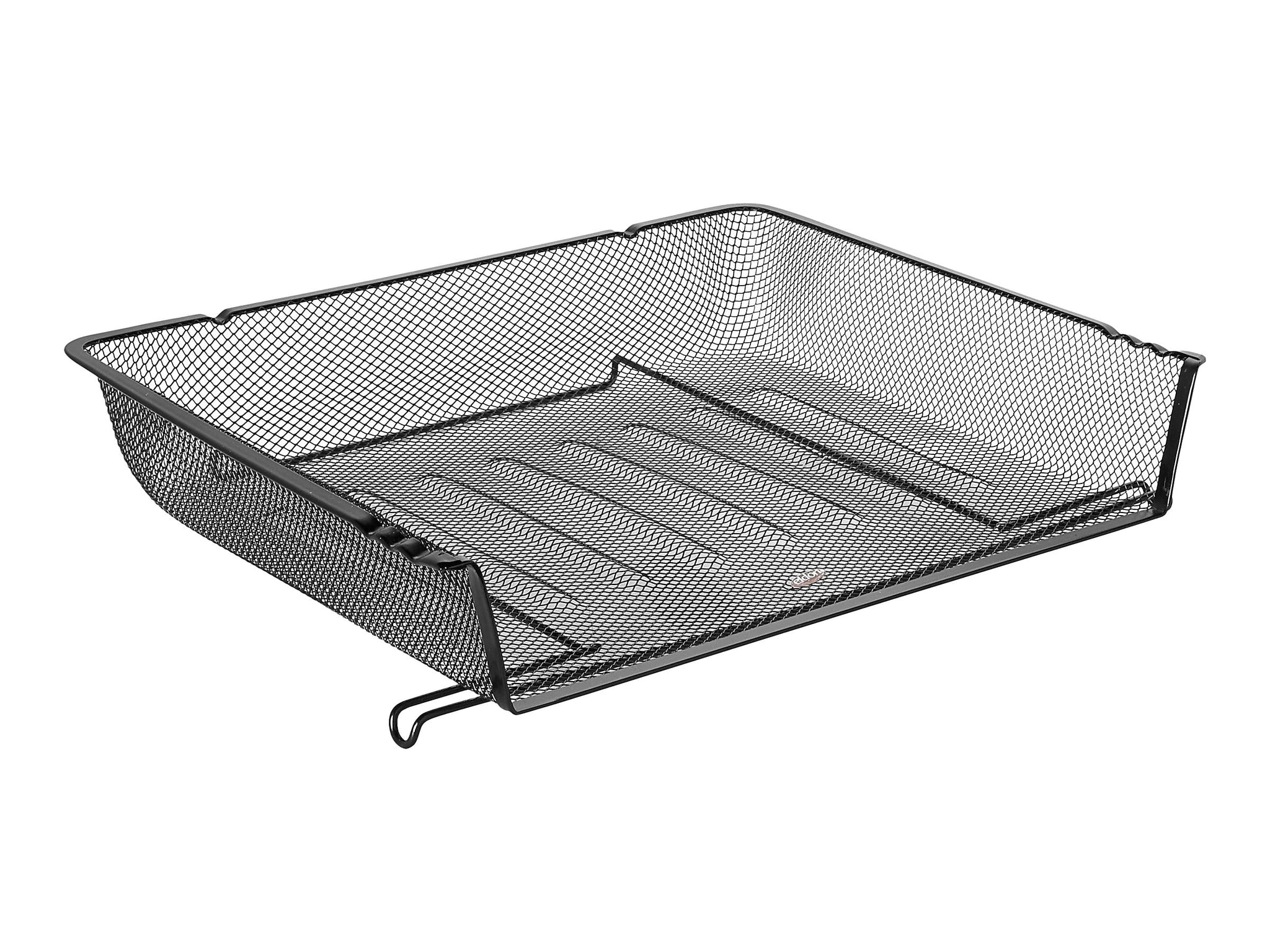 Rolodex Stackable Side Loading Letter Tray, Letter Size, Black Wire Mesh