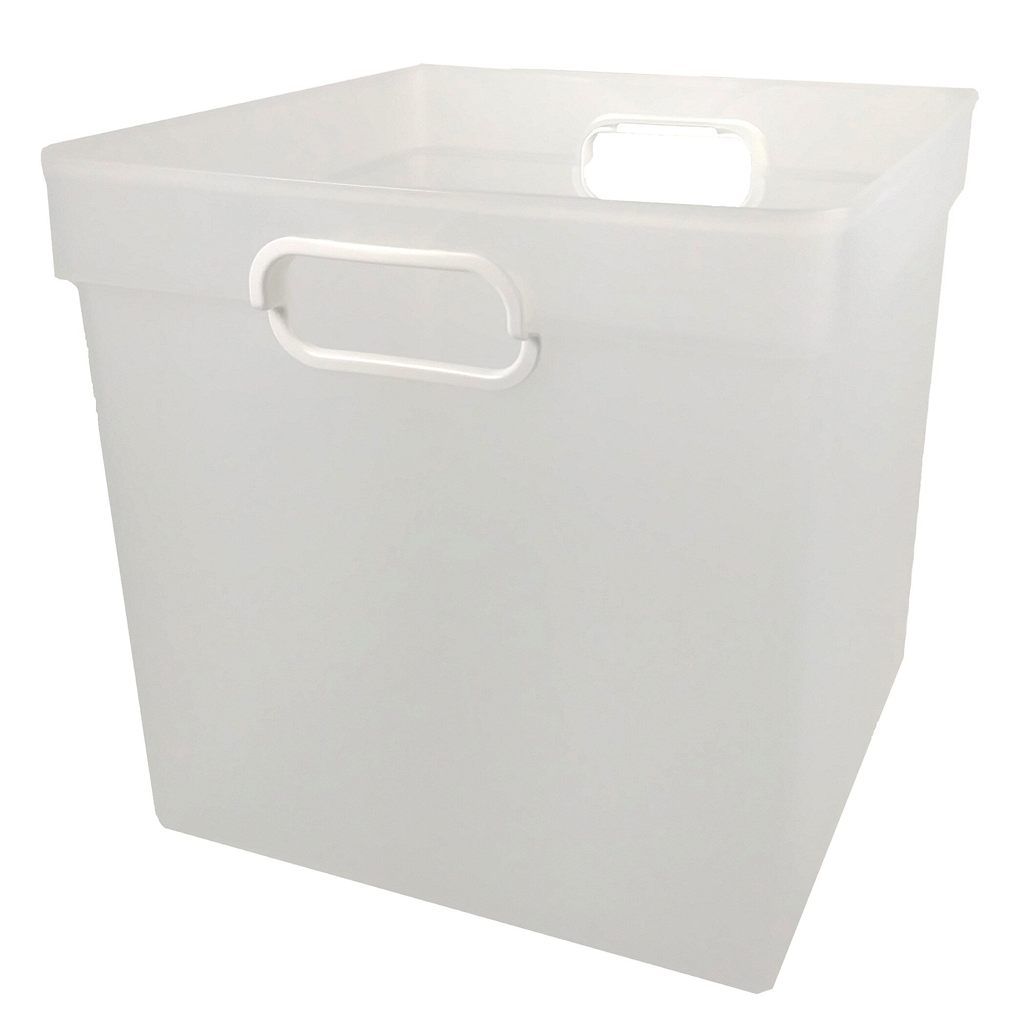 Romanoff Plastic Cube Bin, 11.5 x 11