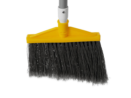 Rubbermaid 10.5" Angled Broom, Gray