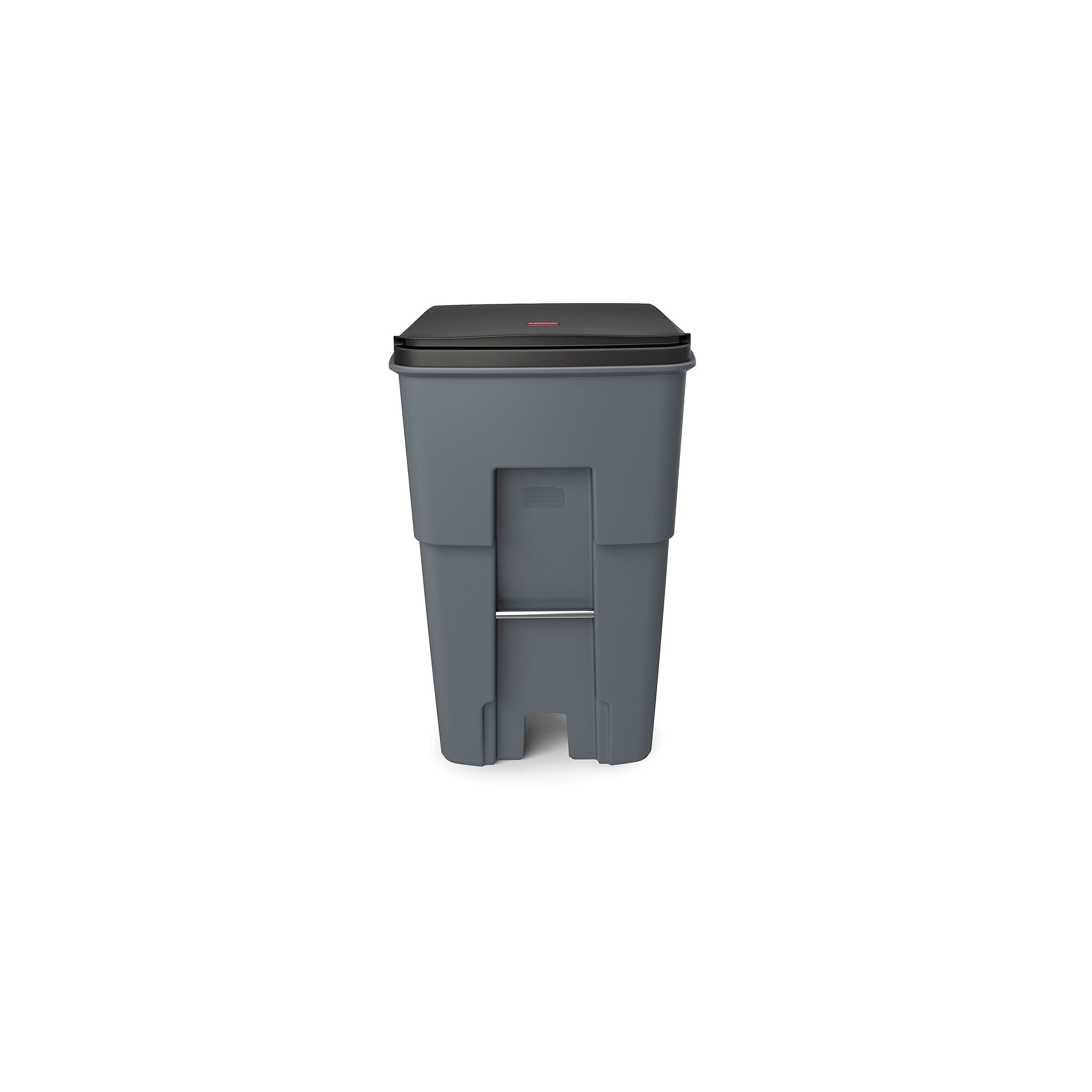 Rubbermaid Brute Metal Outdoor Trash Can, 95 Gallon, Gray