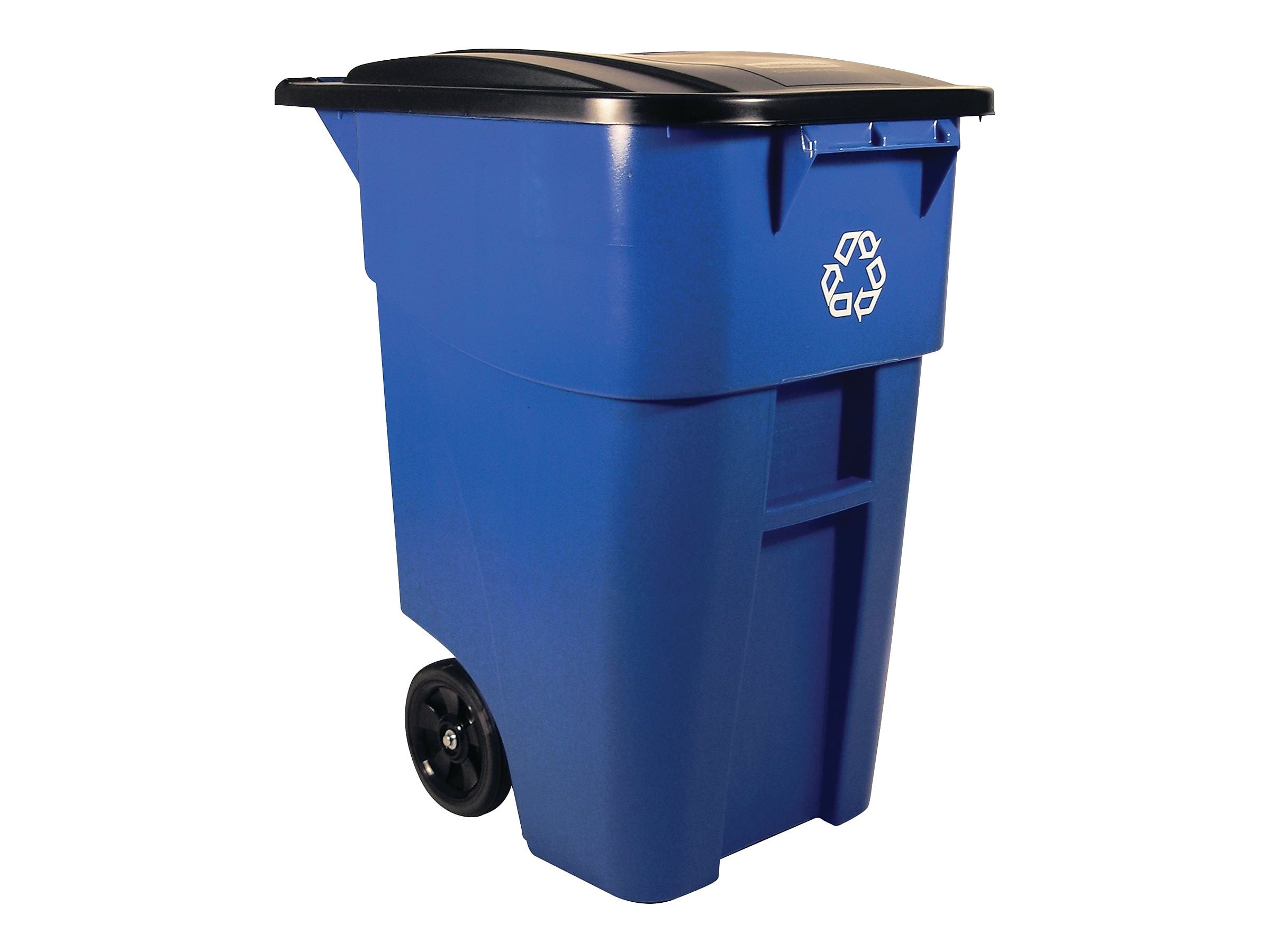 Rubbermaid Brute Polypropylene Recycling Container, 50 Gallon, Blue
