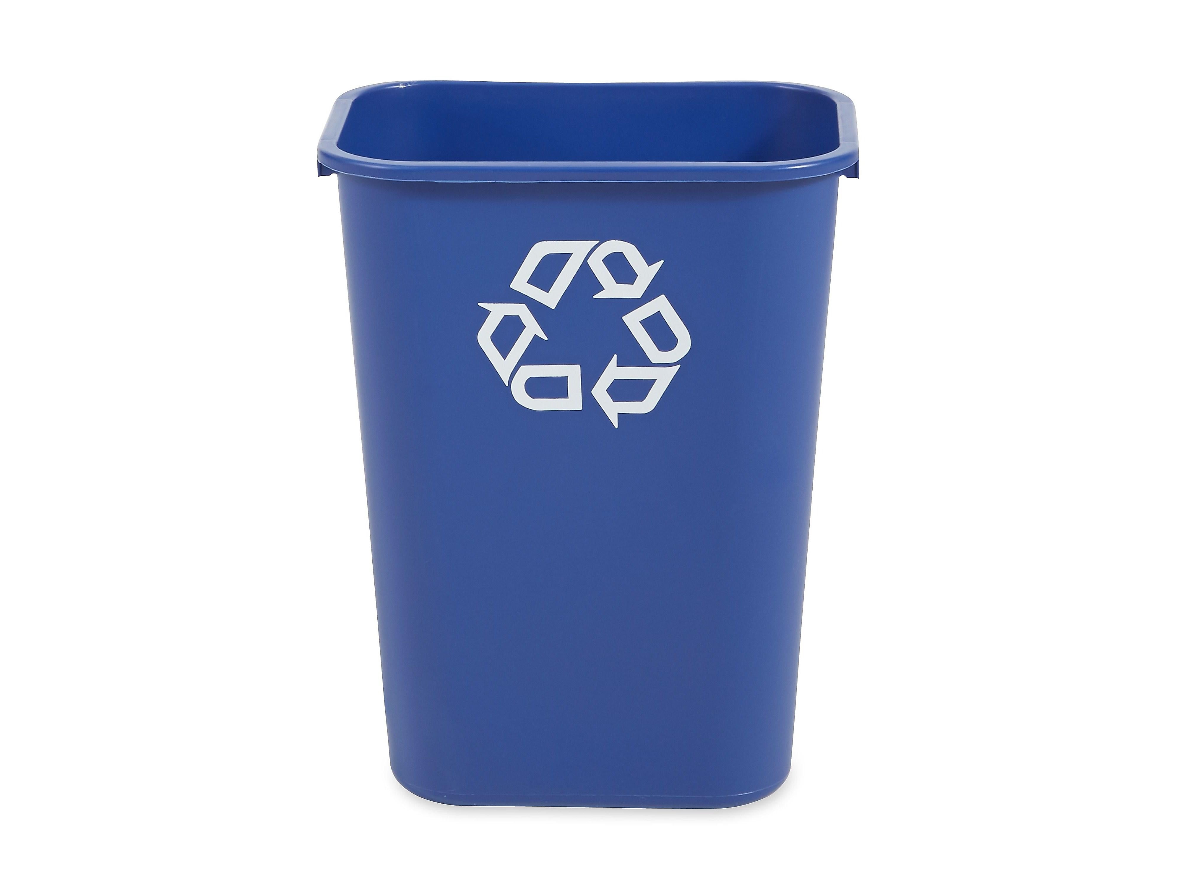 Rubbermaid Commercial Products Plastic Container, 10.25 Gal., Blue