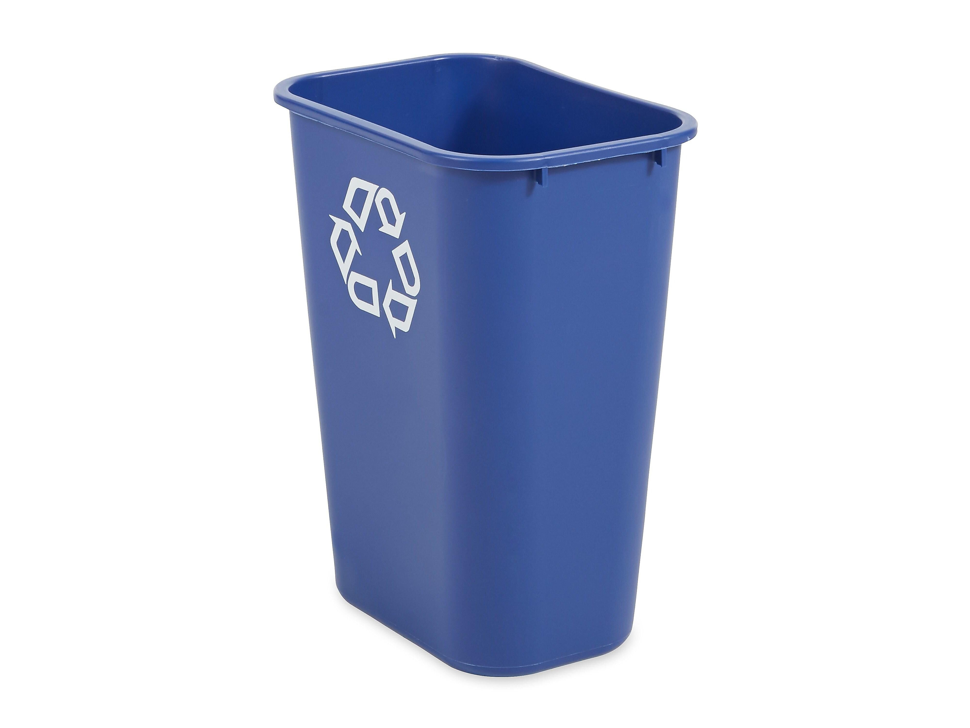 Rubbermaid Commercial Products Plastic Container, 10.25 Gal., Blue