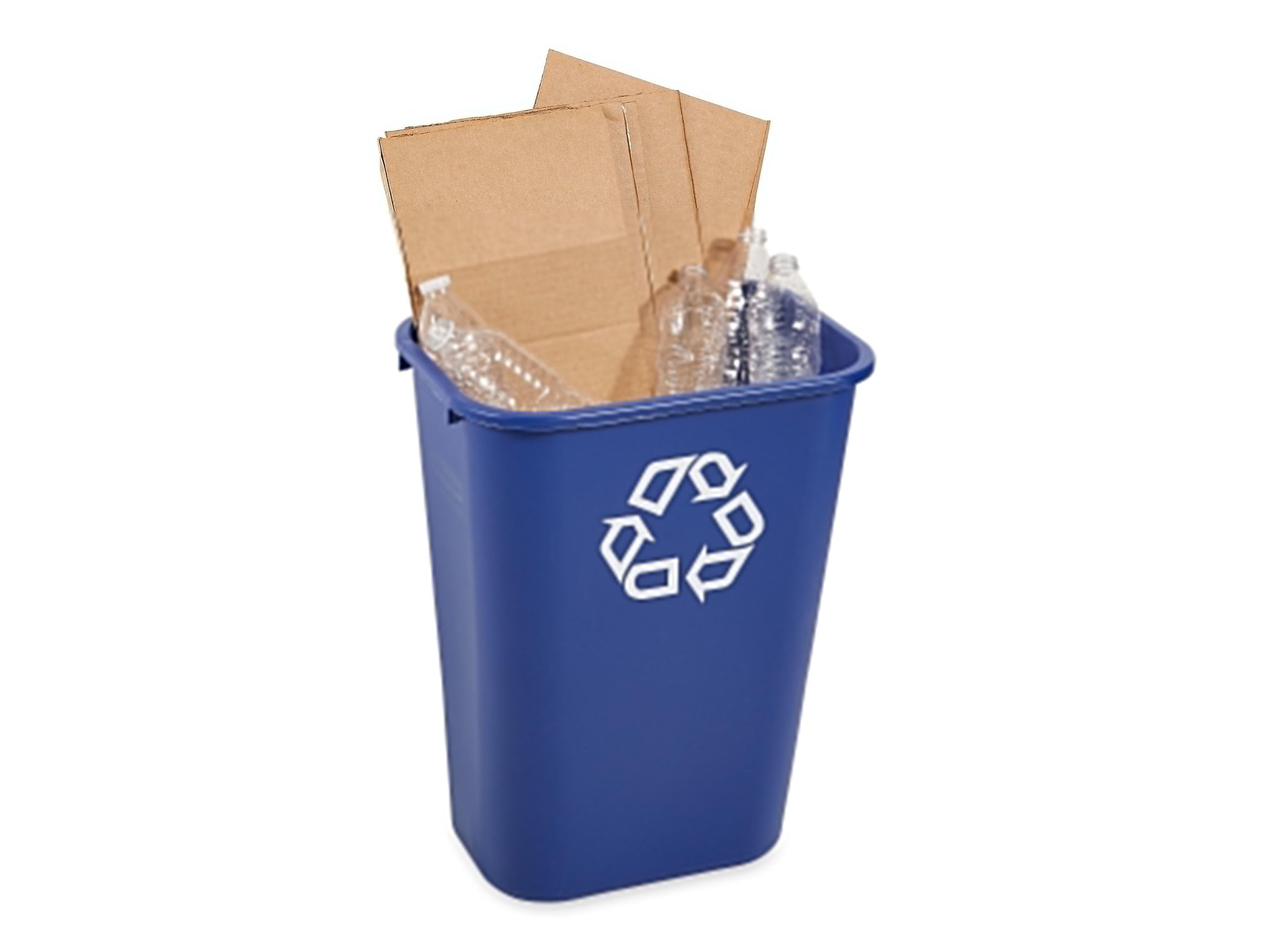 Rubbermaid Commercial Products Plastic Container, 10.25 Gal., Blue