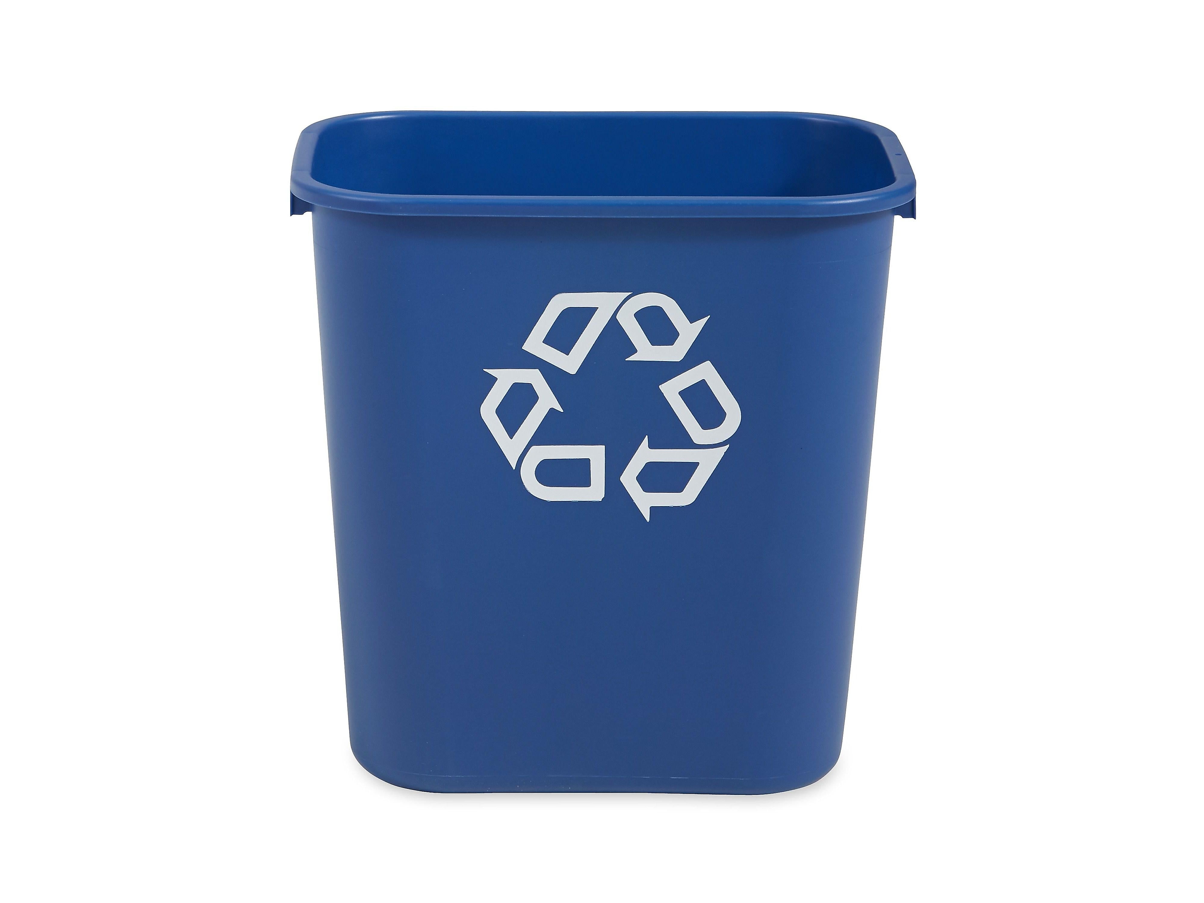 Rubbermaid Commercial Products Plastic Container, 7 Gallon, Blue
