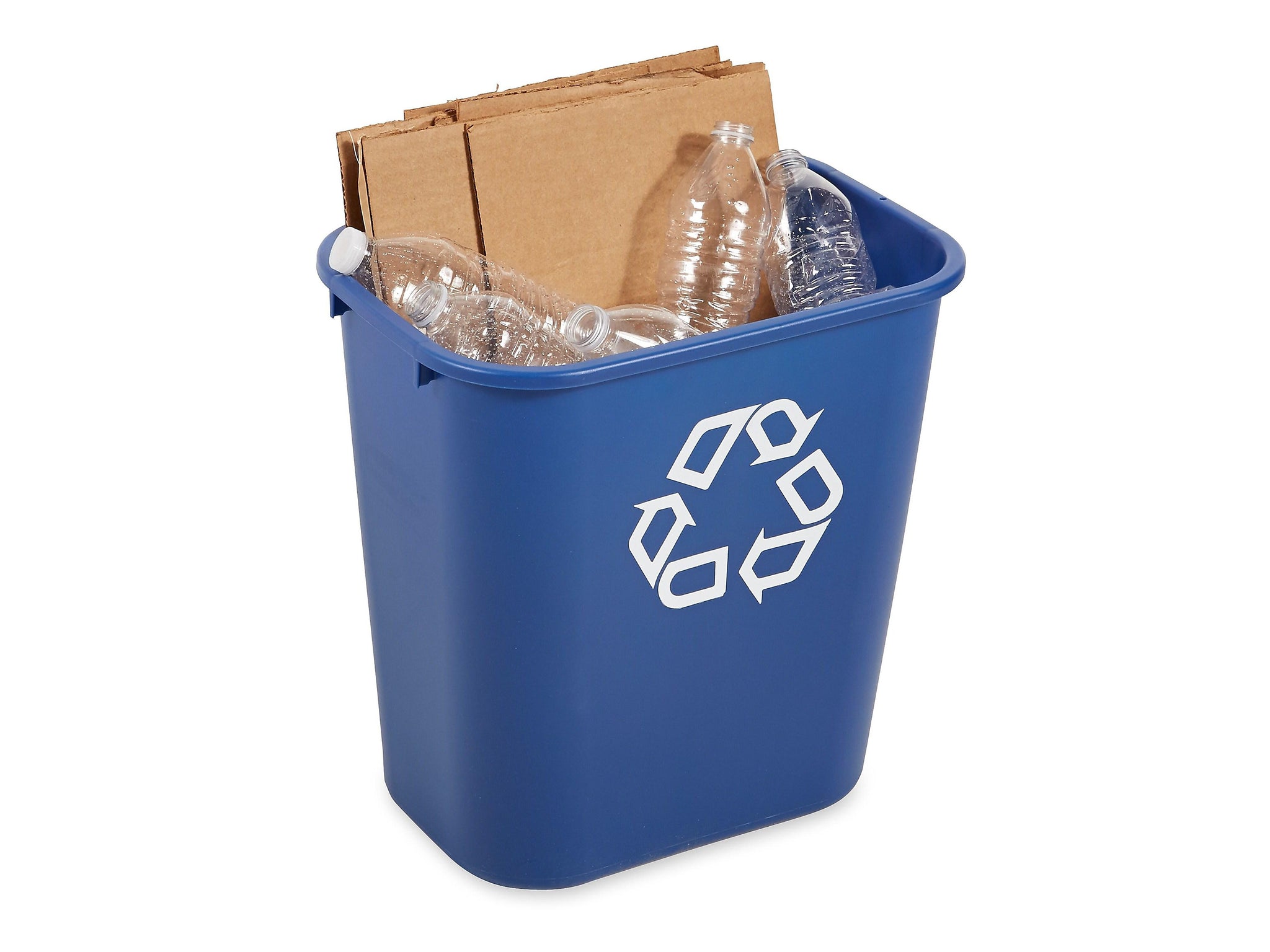 Rubbermaid Commercial Products Plastic Container, 7 Gallon, Blue