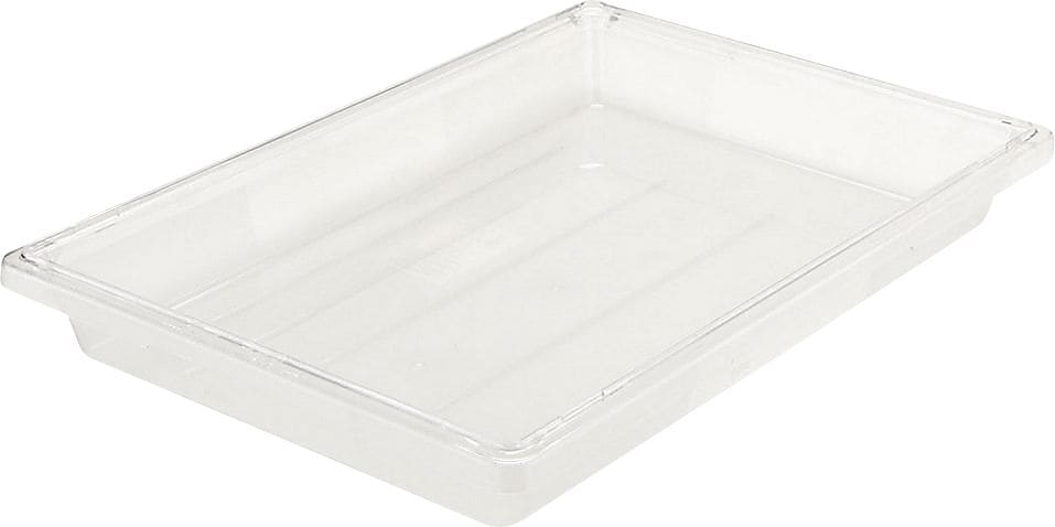 Rubbermaid® Food/Tote Box, 5 gal, Clear, 3 1/2