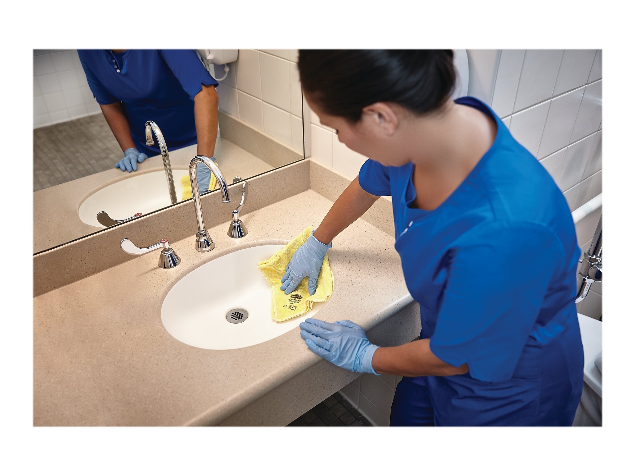 Rubbermaid HYGEN Microfiber Cleaning Cloths, 16