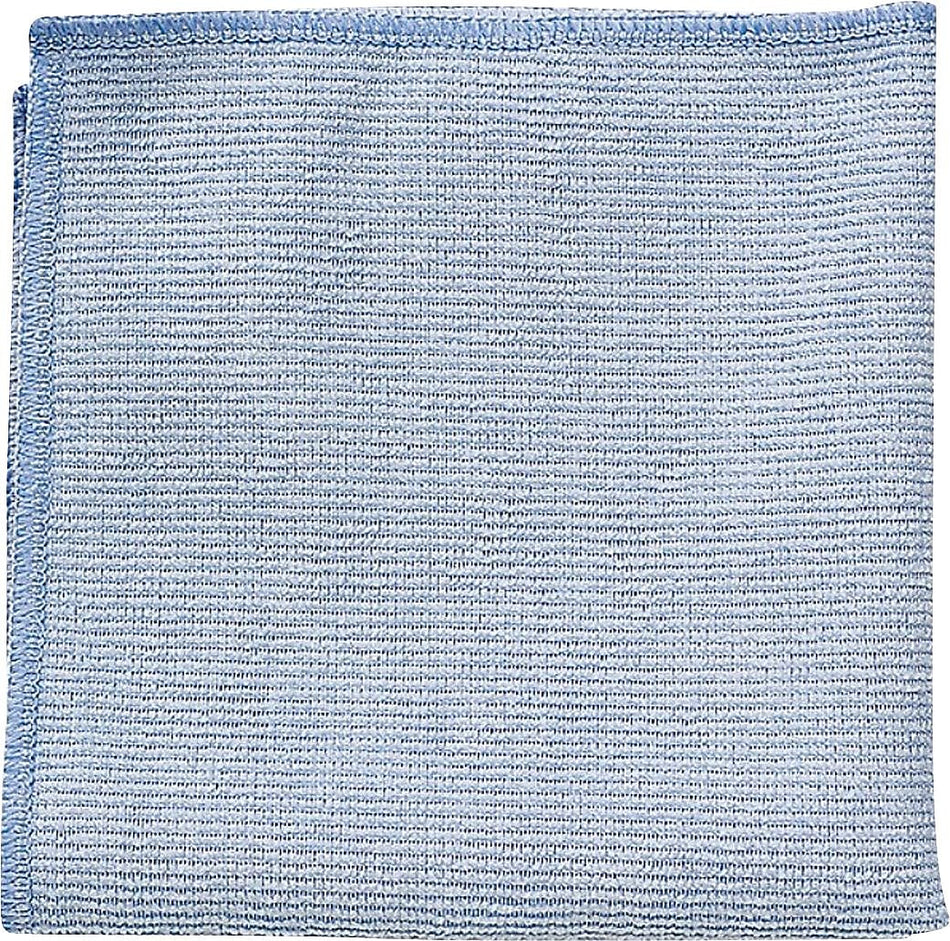 Rubbermaid Microfiber Cleaning Cloths, 16" x 16", Blue, 1.8 lbs., 24 Cloths/Pack