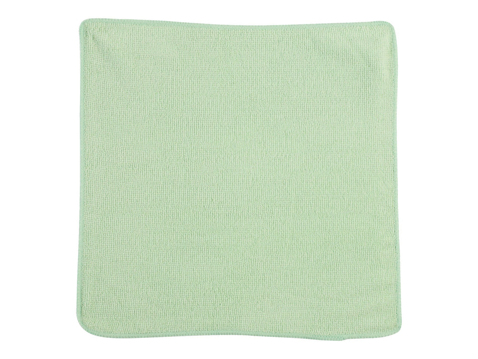 Rubbermaid Microfiber Cleaning Cloths, 16" x 16", Green, 24 Cloths/Pack