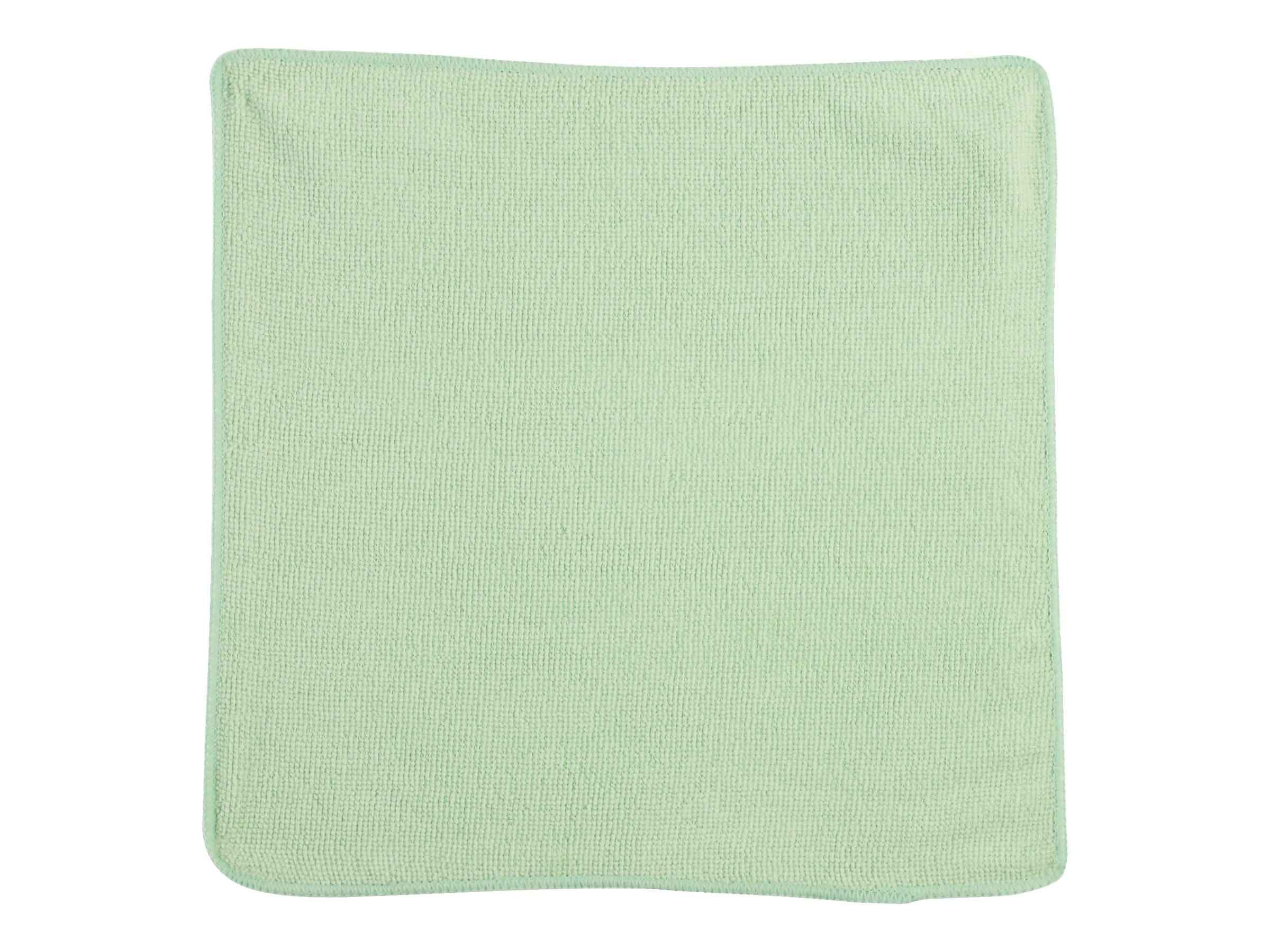 Rubbermaid Microfiber Cleaning Cloths, 16" x 16", Green, 24 Cloths/Pack