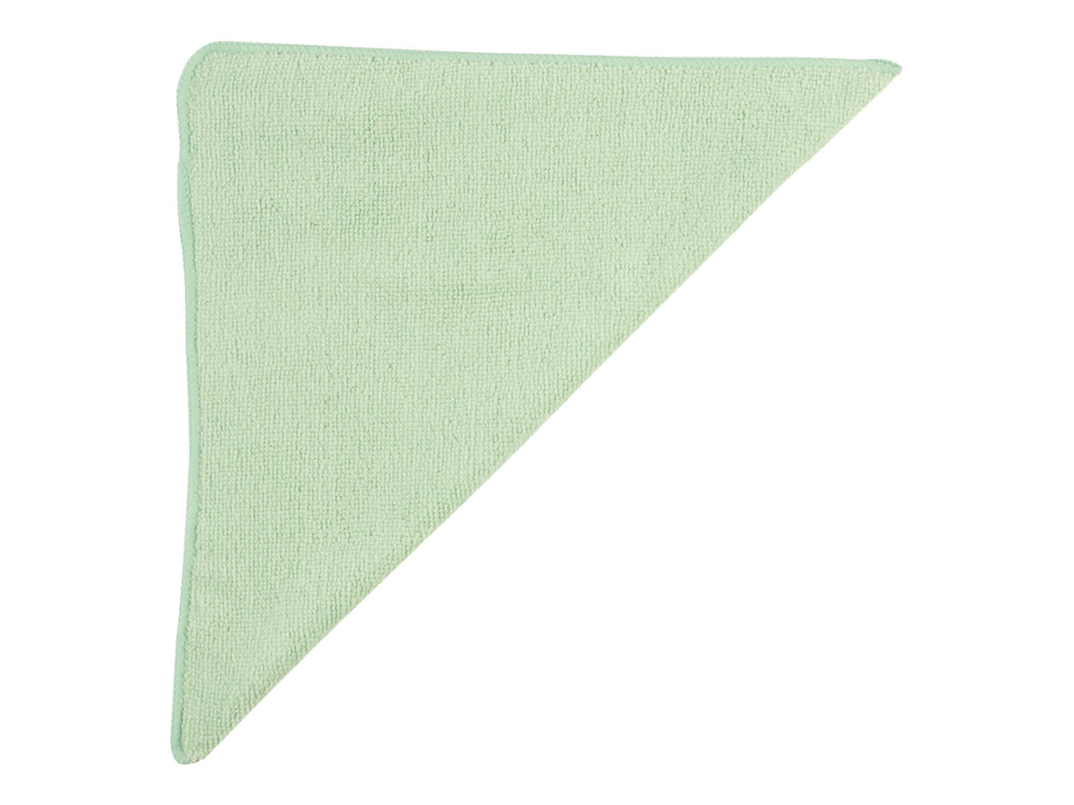 Rubbermaid Microfiber Cleaning Cloths, 16" x 16", Green, 24 Cloths/Pack