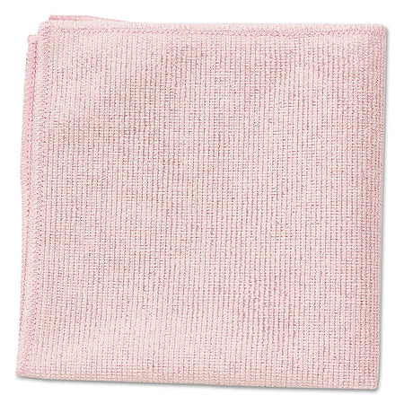 Rubbermaid Microfiber Cleaning Cloths, 16" x 16", Pink, 1.8 lbs., 24 Cloths/Pack