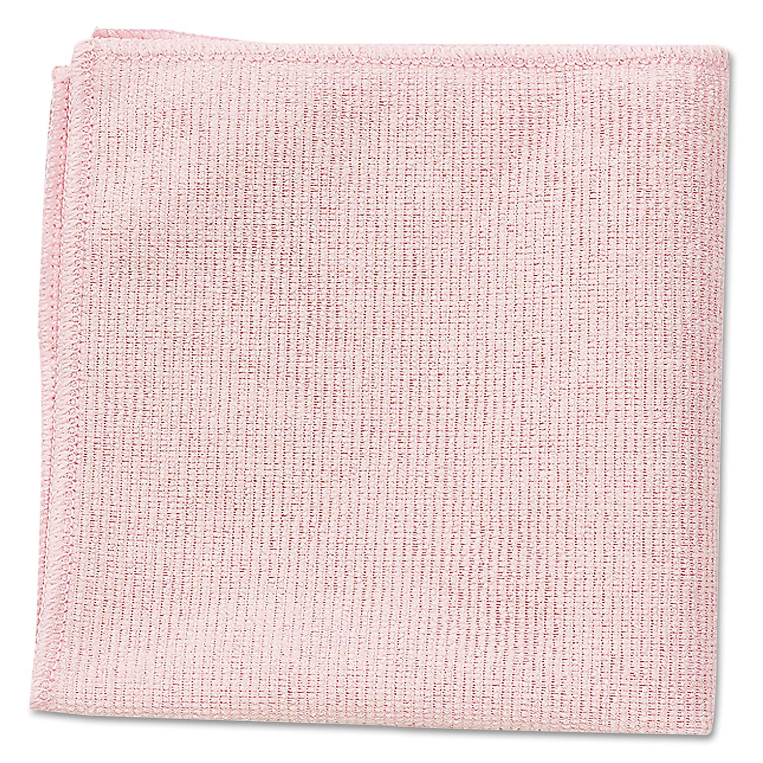 Rubbermaid Microfiber Cleaning Cloths, 16" x 16", Pink, 1.8 lbs., 24 Cloths/Pack