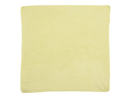 Rubbermaid Microfiber Cleaning Cloths, 16" x 16", Yellow, 24 Cloths/Pack