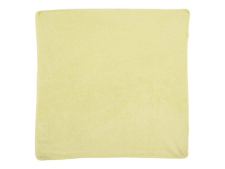 Rubbermaid Microfiber Cleaning Cloths, 16" x 16", Yellow, 24 Cloths/Pack