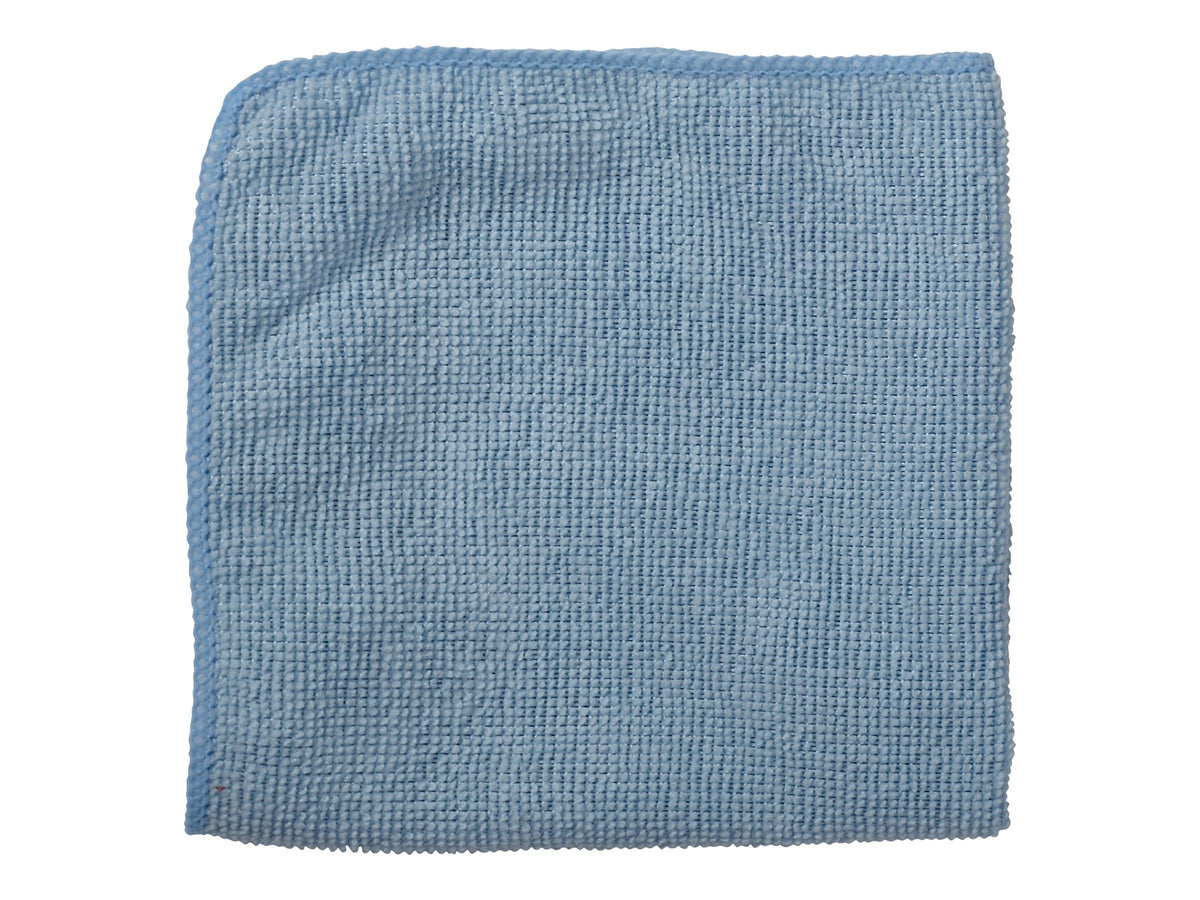 Rubbermaid Microfiber Cleaning Rags, 12" x 12", Blue, 24 Rags/Pack