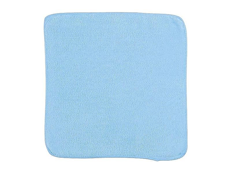 Rubbermaid Microfiber Cleaning Rags, 12" x 12", Blue, 24 Rags/Pack