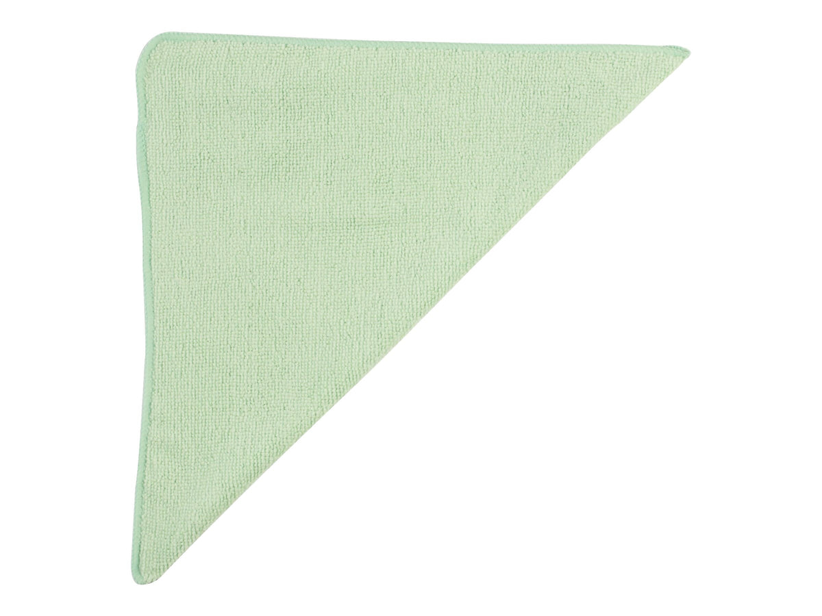 Rubbermaid Microfiber Cleaning Rags, 12" x 12", Green, 24 Rags/Pack