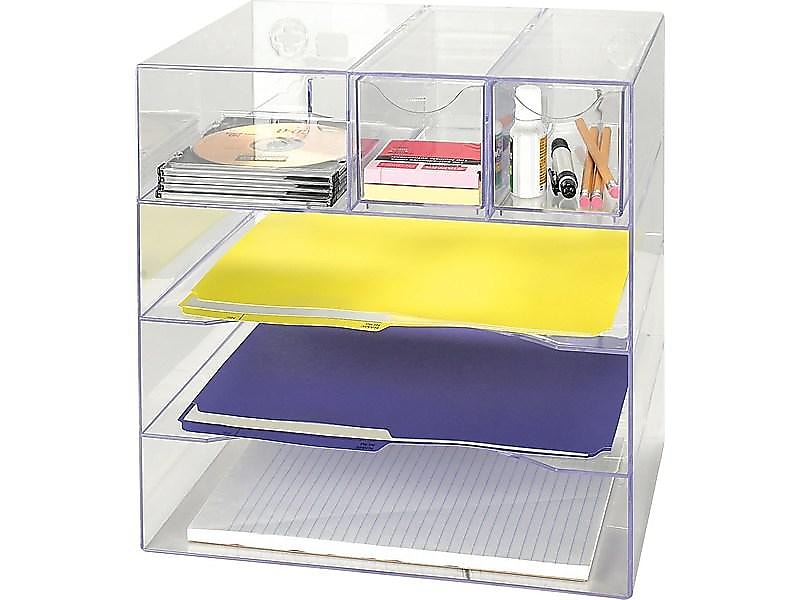 Rubbermaid Optimizers File Organizer, Clear Plastic