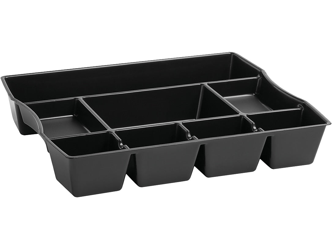 Rubbermaid Plastic Drawer Organizer, Black