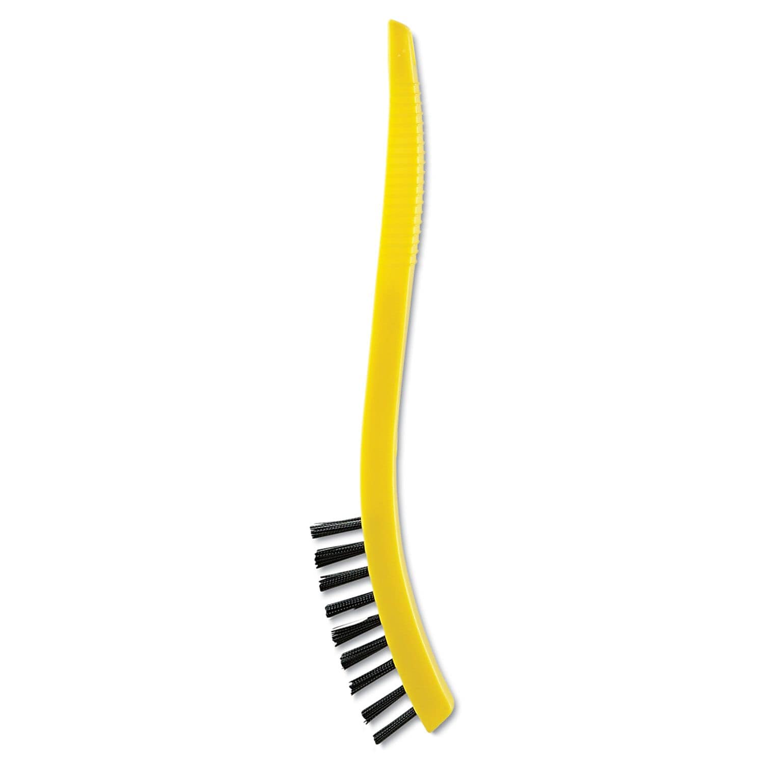 Rubbermaid Plastic Grout Scrub Brush, Yellow/Black