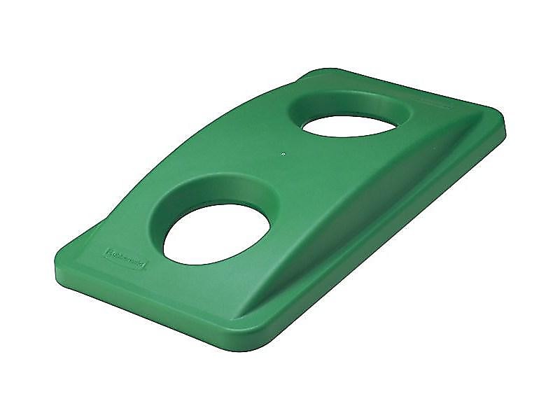 Rubbermaid Slim Jim Indoor Lid, Green Resin