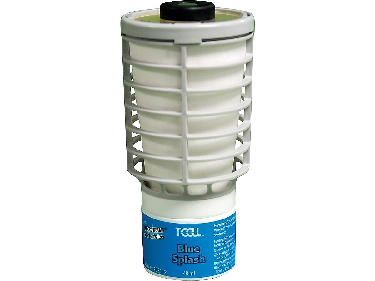 Rubbermaid TCell Passive Air Systems & Accessories, Blue Splash, 6/Carton