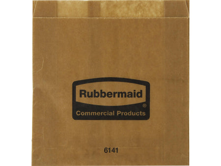 Rubbermaid Waxed Paper Sanitary Disposal Liners, Brown, 250/Carton