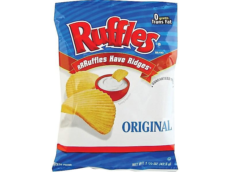 Ruffles Original Potato Chips, 1.5 oz., 64/Carton