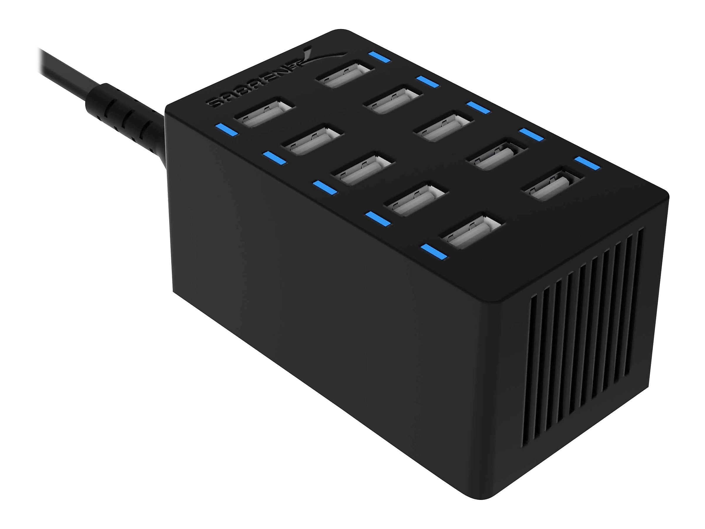 Sabrent 10-Port Desktop Smart USB Rapid Charger